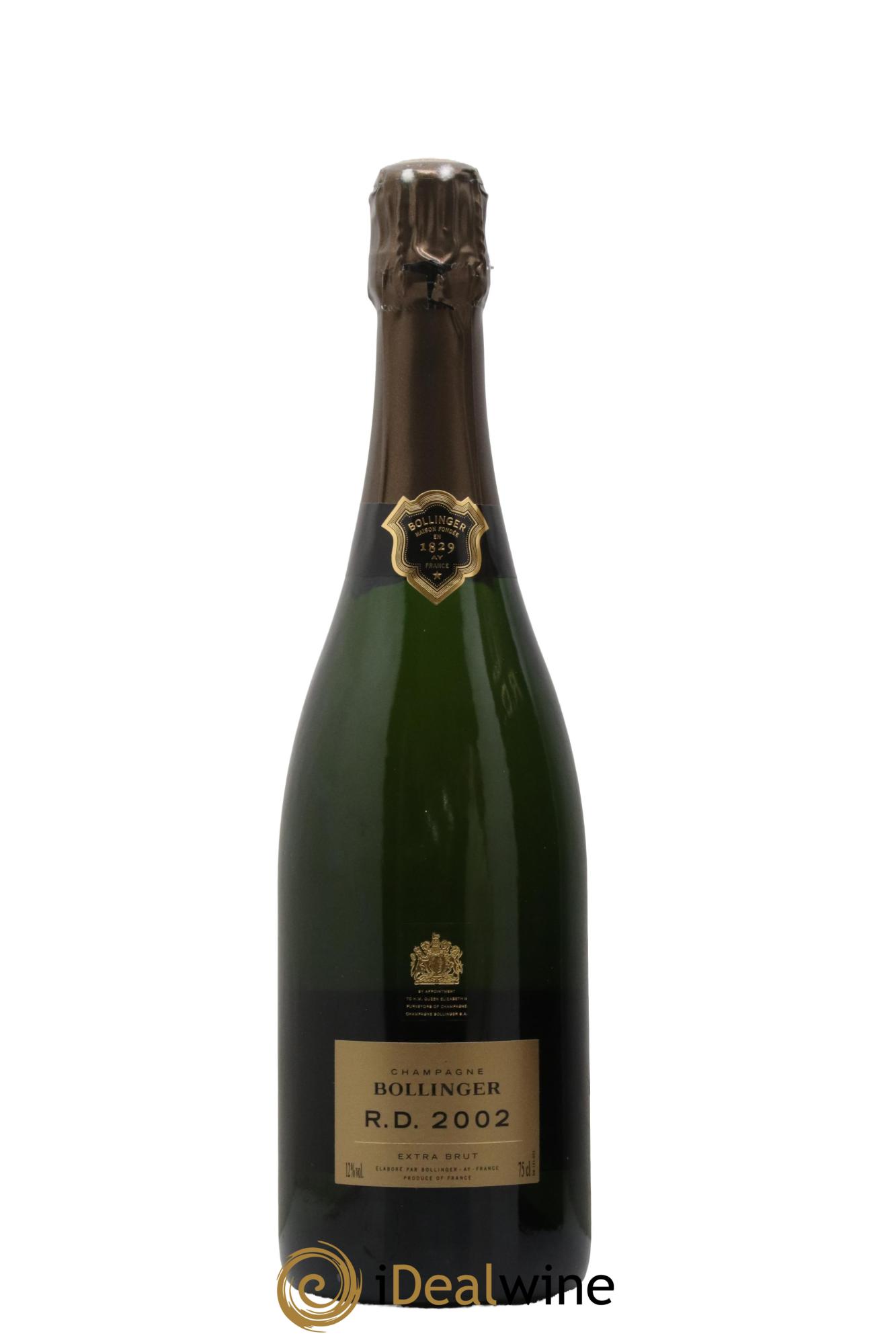 R.D. Extra-Brut Bollinger 2002 - Lot de 1 bouteille - 1