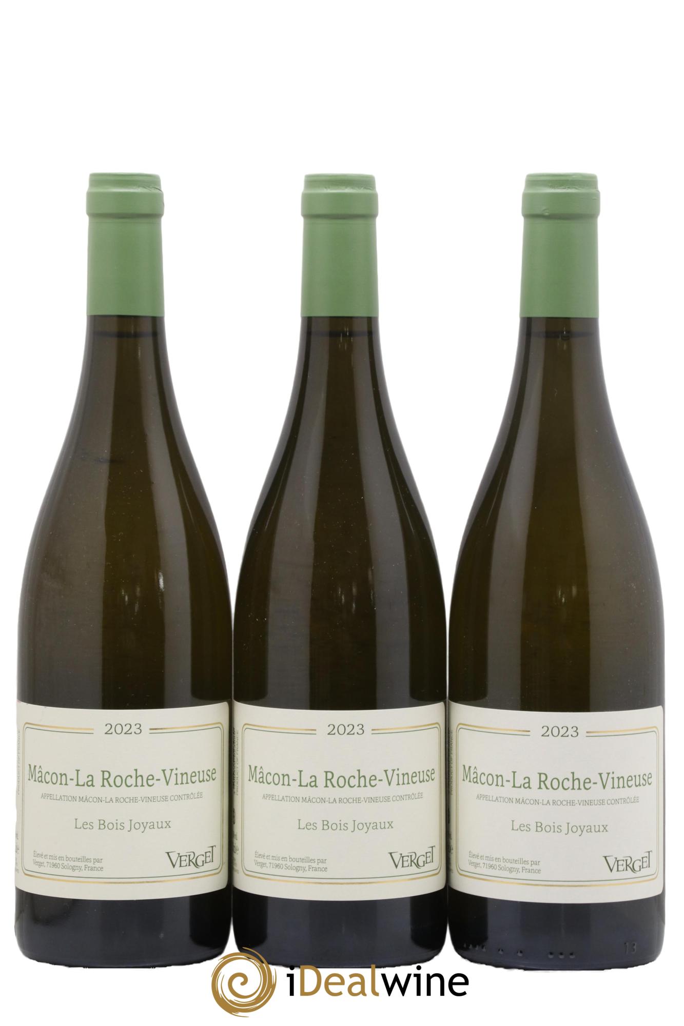Mâcon La Roche Vineuse Verget Les Bois Joyaux 2023 - Lot de 3 bouteilles - 0