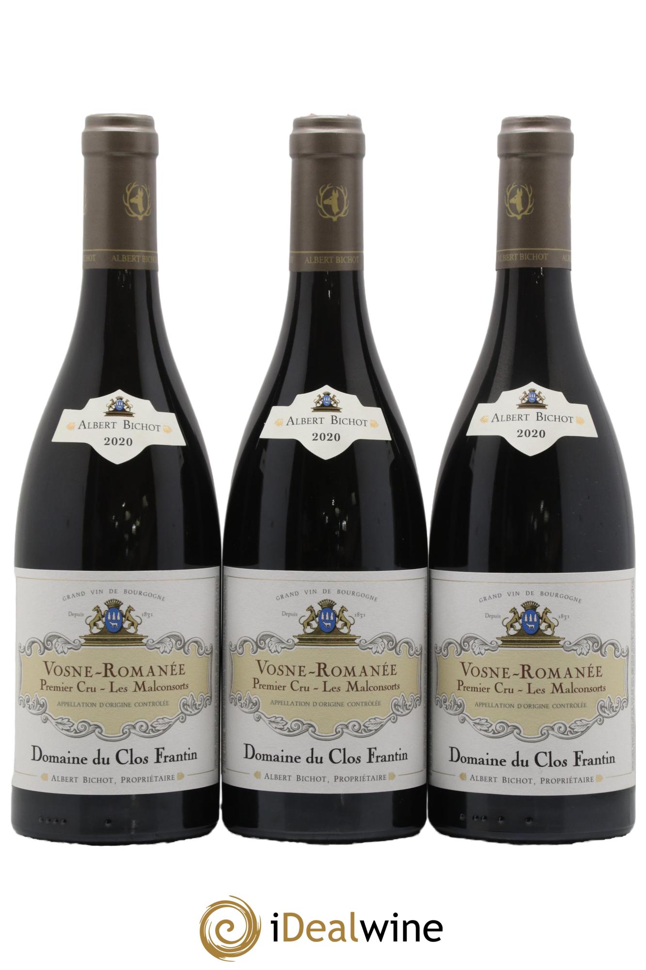 Vosne-Romanée 1er Cru Les Malconsorts Clos Frantin - Albert Bichot 2020 - Lot de 6 bouteilles - 2