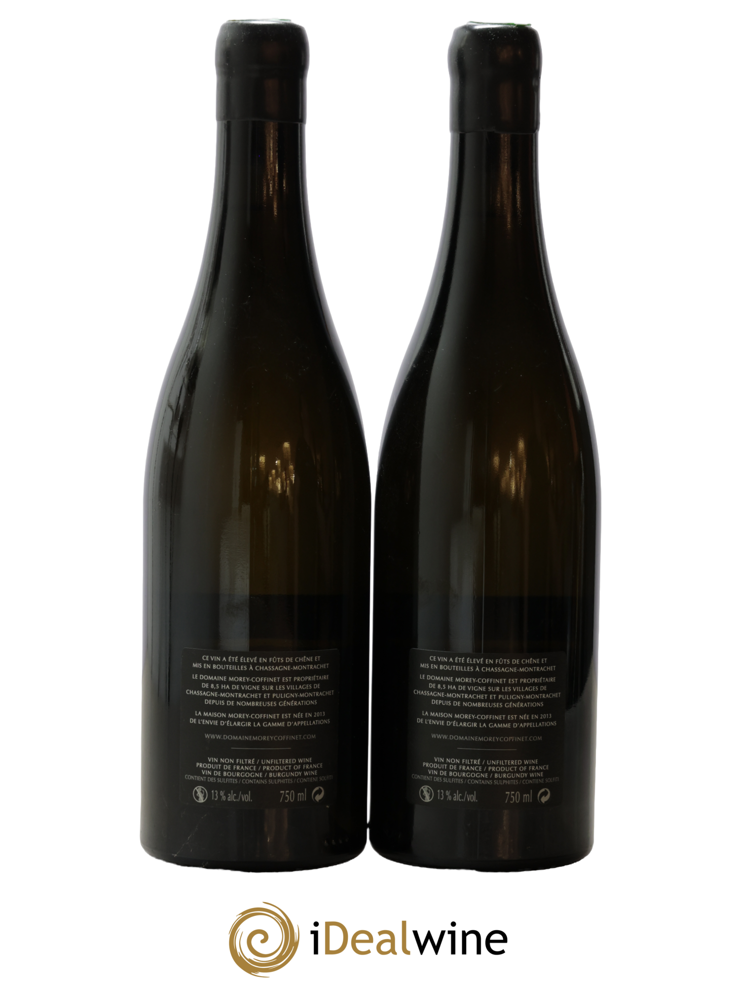 Chassagne-Montrachet 1er Cru Blanchot Dessus Morey-Coffinet (Domaine) 2015 - Lot de 2 bouteilles - 1