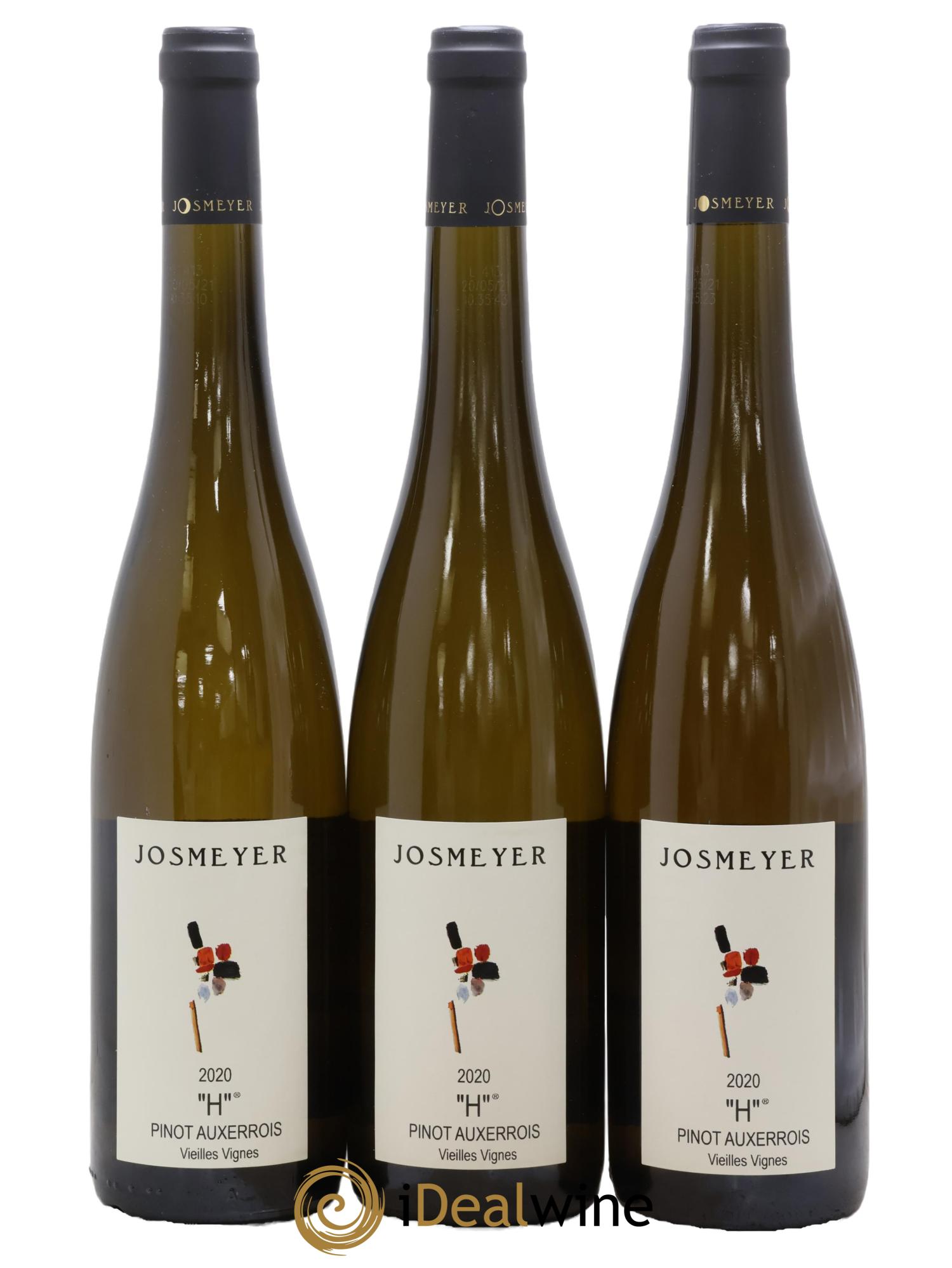 Alsace Pinot Auxerrois H Vieilles vignes Josmeyer (Domaine) 2020 - Lot de 3 bouteilles - 0