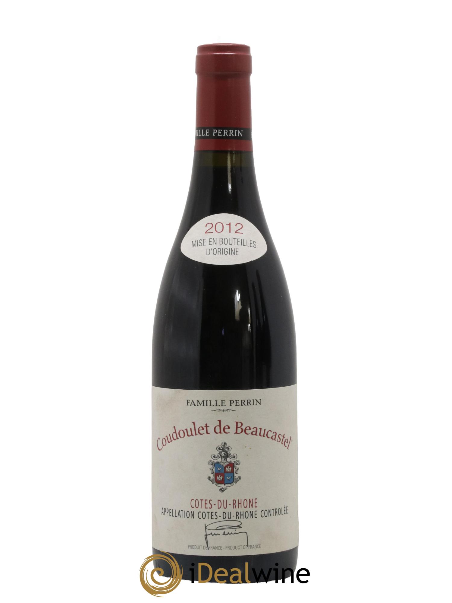 Côtes-du-Rhône Coudoulet de Beaucastel Famille Perrin 2012 - Lot of 1 bottle - 0