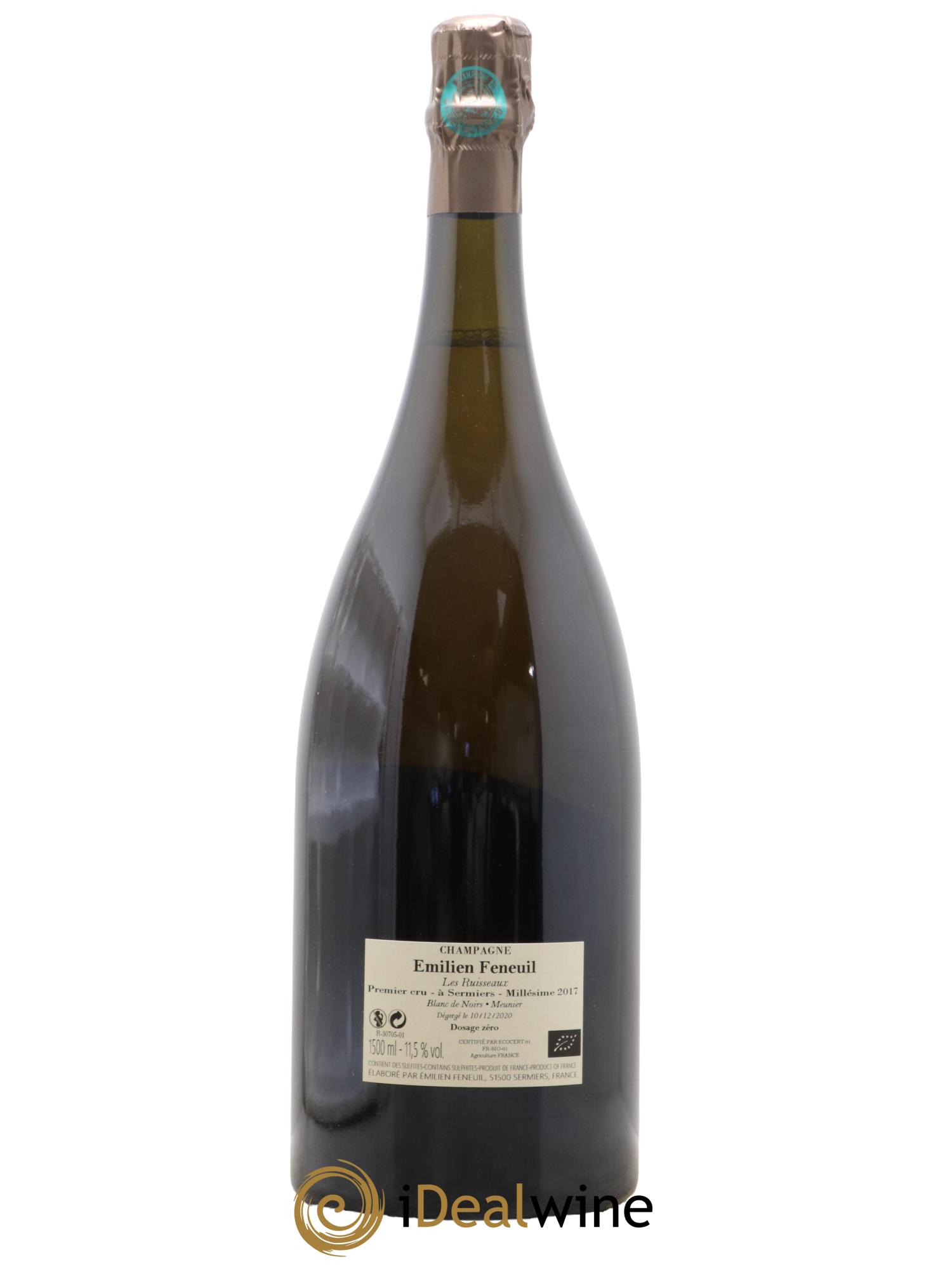 Les Ruisseaux Blanc de Noirs Emilien Feneuil 2017 - Lot de 1 magnum - 1