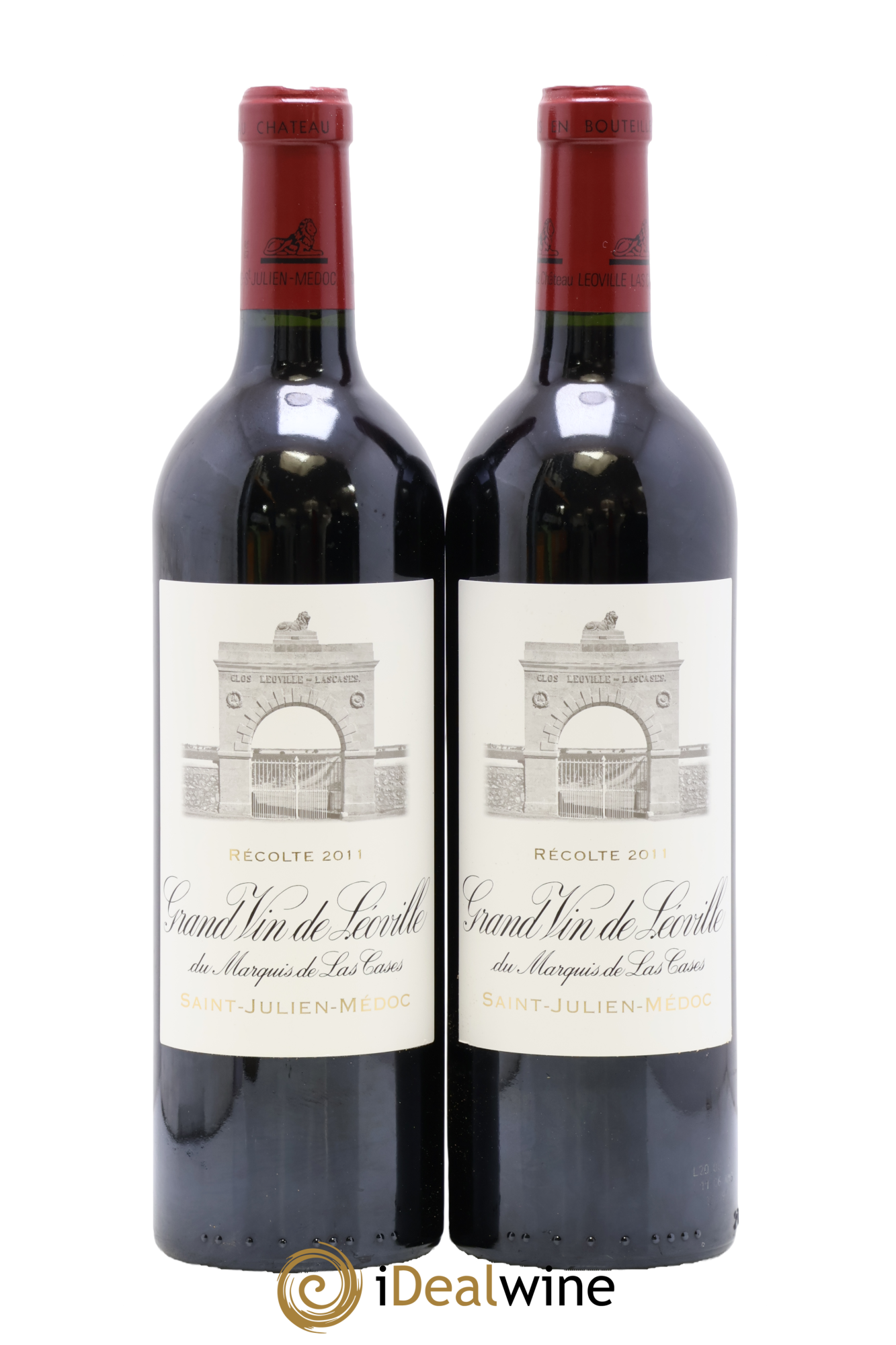 Château Léoville Las Cases 2ème Grand Cru Classé 2011 - Lot de 2 bouteilles - 0