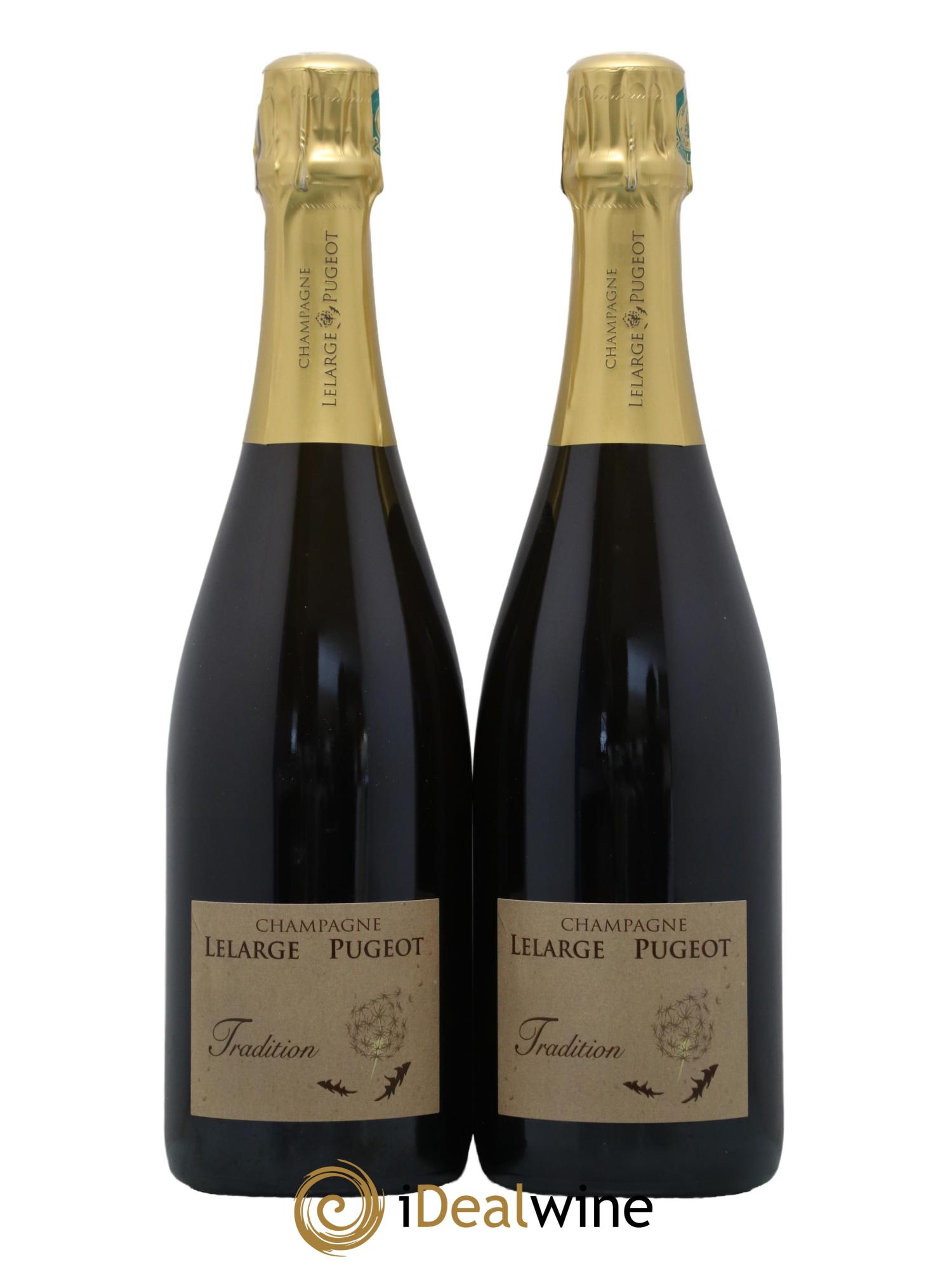 Champagne Tradition Maison Lelarge Pugeot - Lot de 2 bouteilles - 0