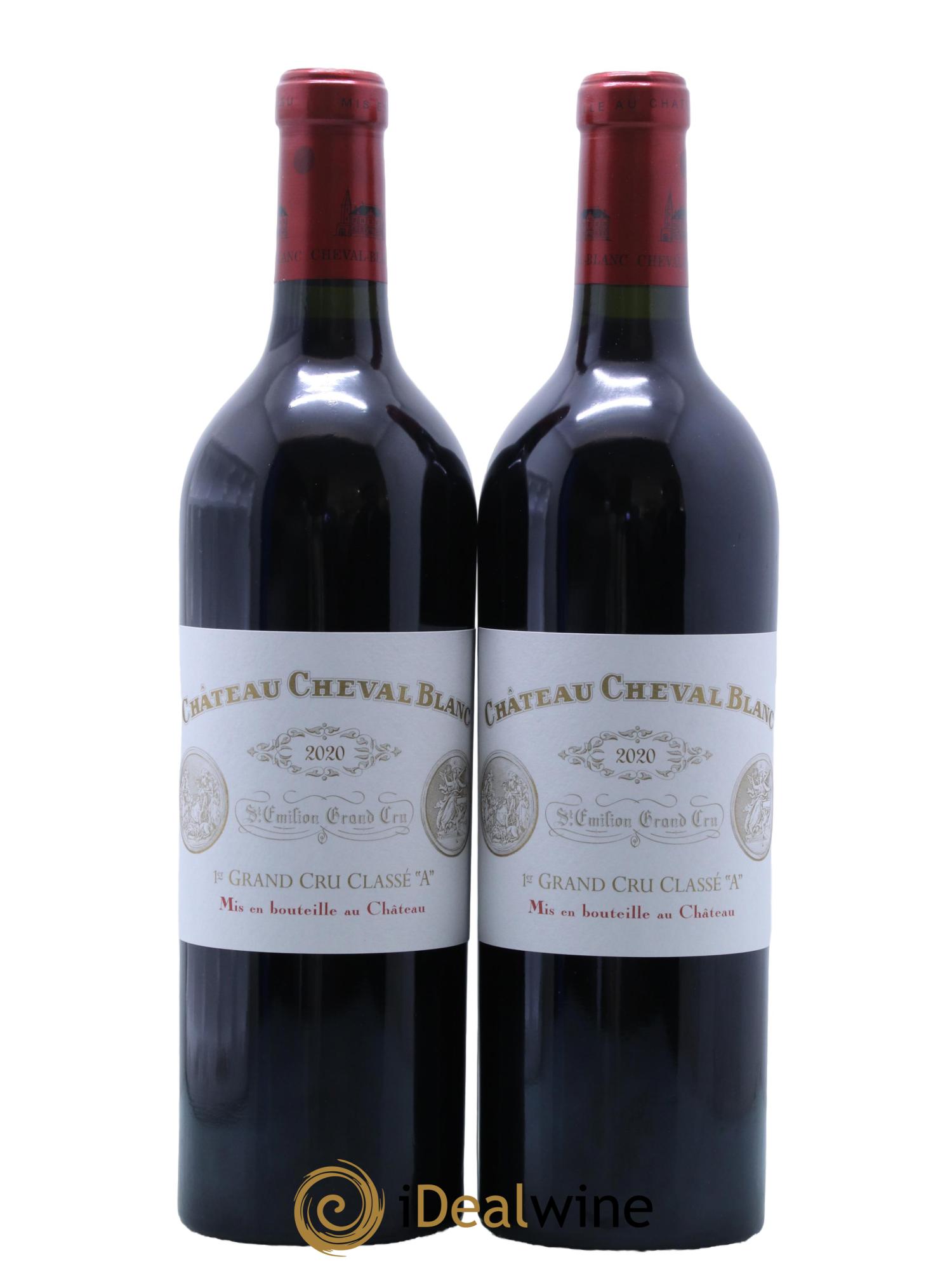 Château Cheval Blanc 1er Grand Cru Classé A 2020 - Lot de 2 bouteilles - 0