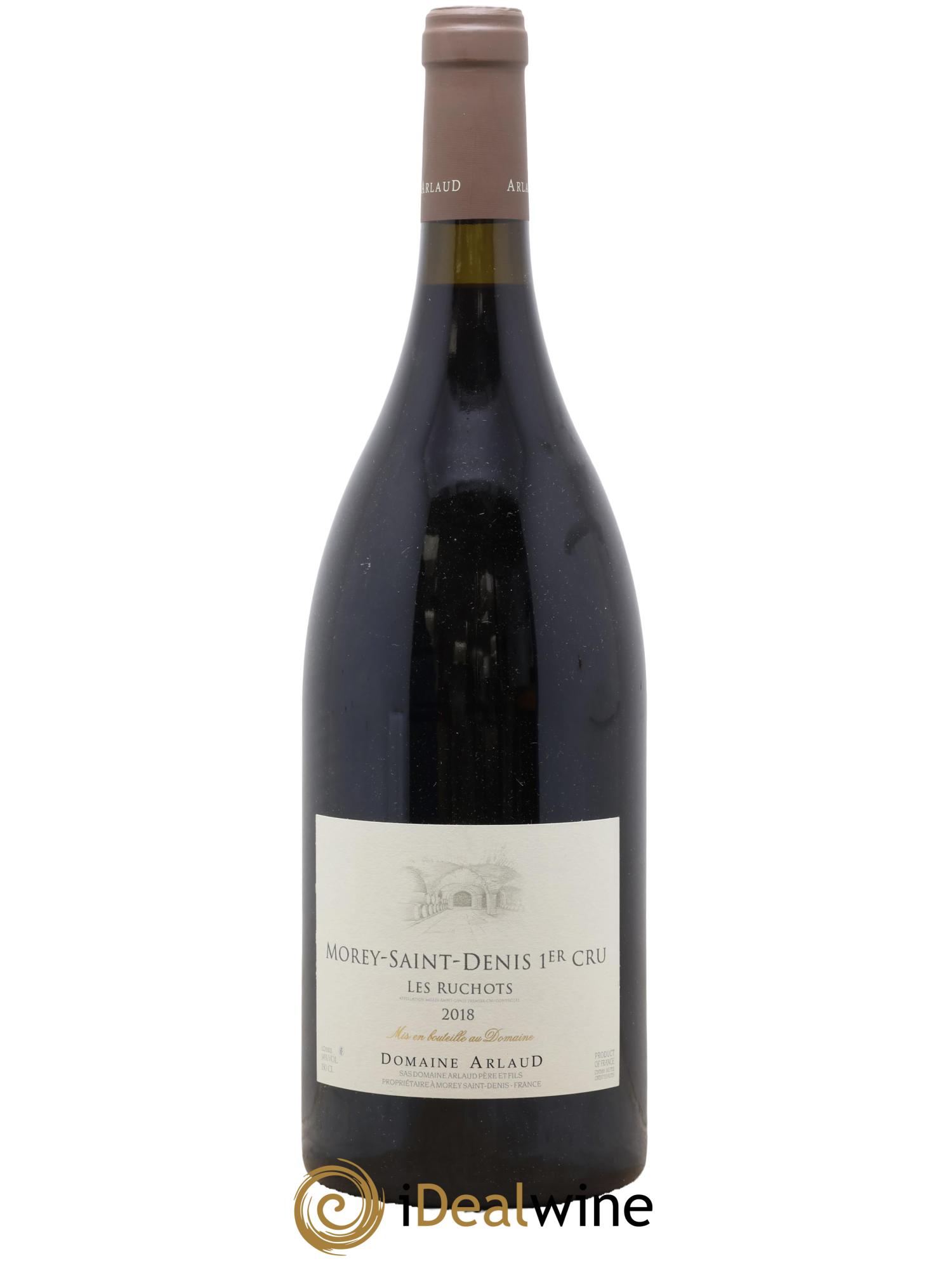 Morey-Saint-Denis 1er Cru Les Ruchots Arlaud 2018 - Lot de 1 magnum - 0