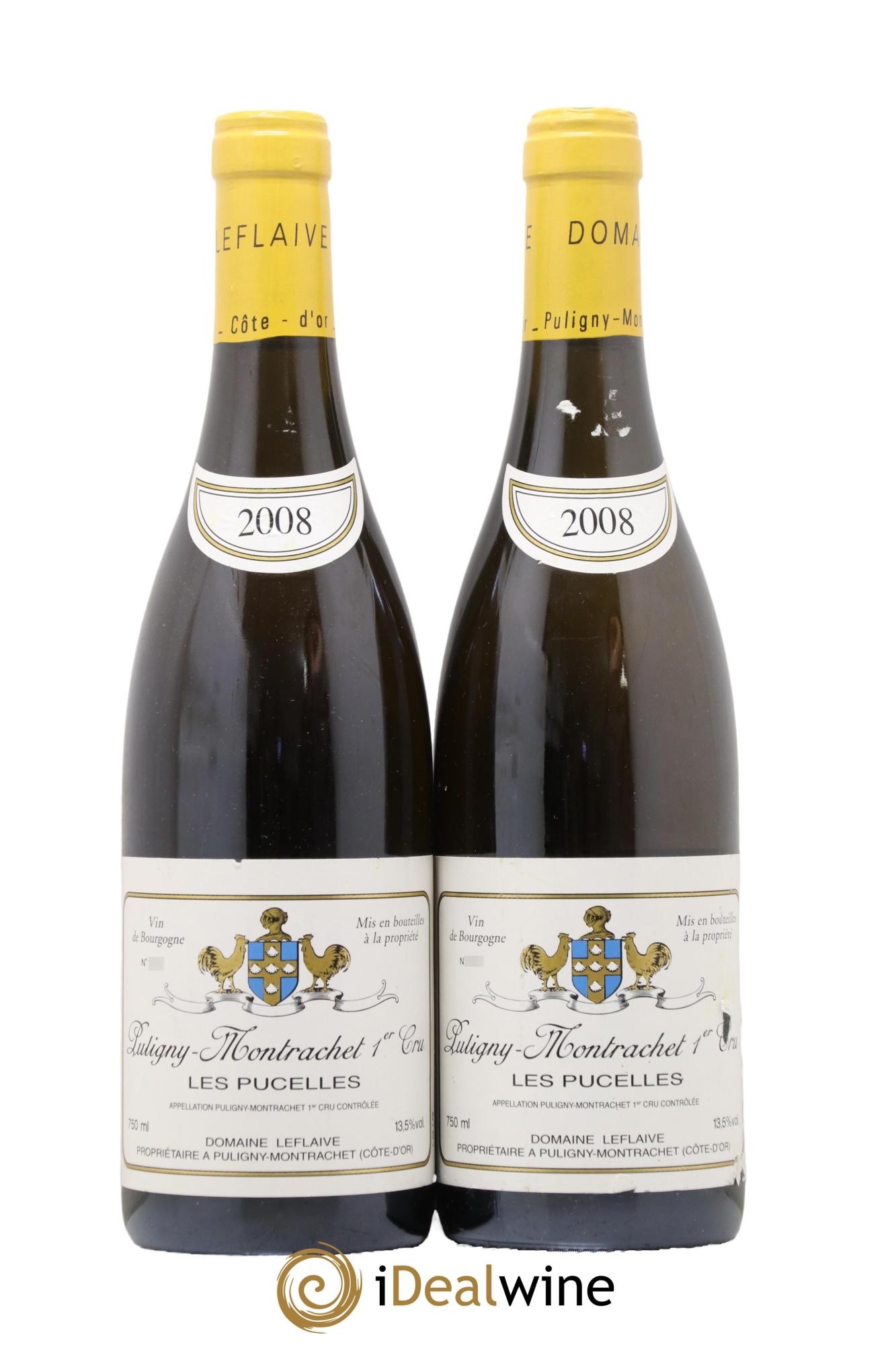 Puligny-Montrachet 1er Cru Les Pucelles Leflaive (Domaine) 2008 - Lot of 2 bottles - 0