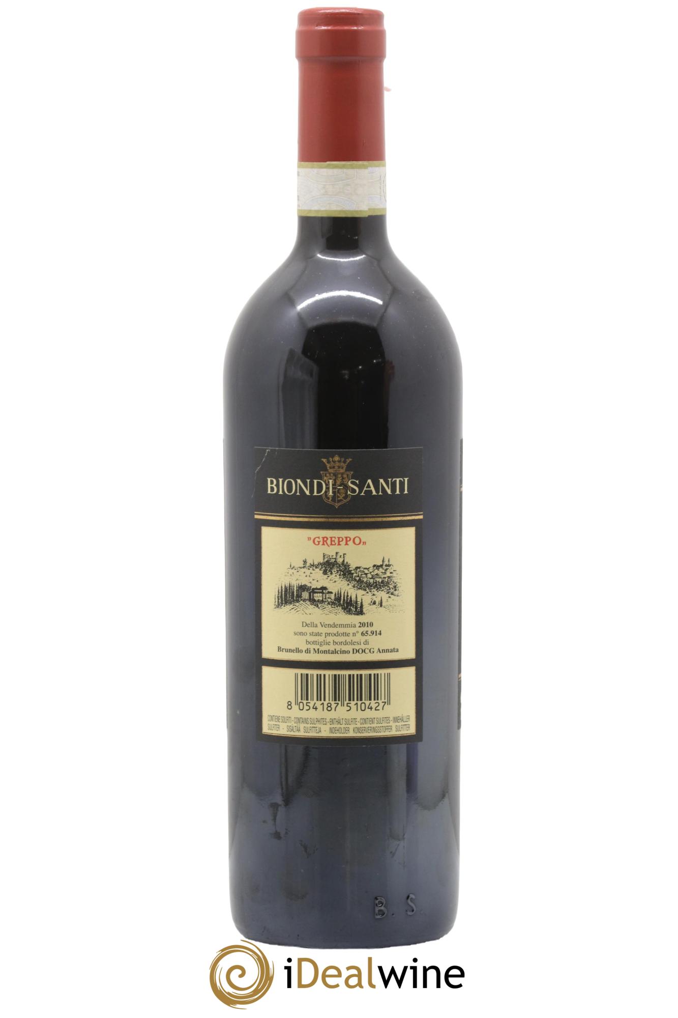 Brunello di Montalcino DOCG Biondi-Santi Tenuta Greppo 2010 - Lot of 1 bottle - 1