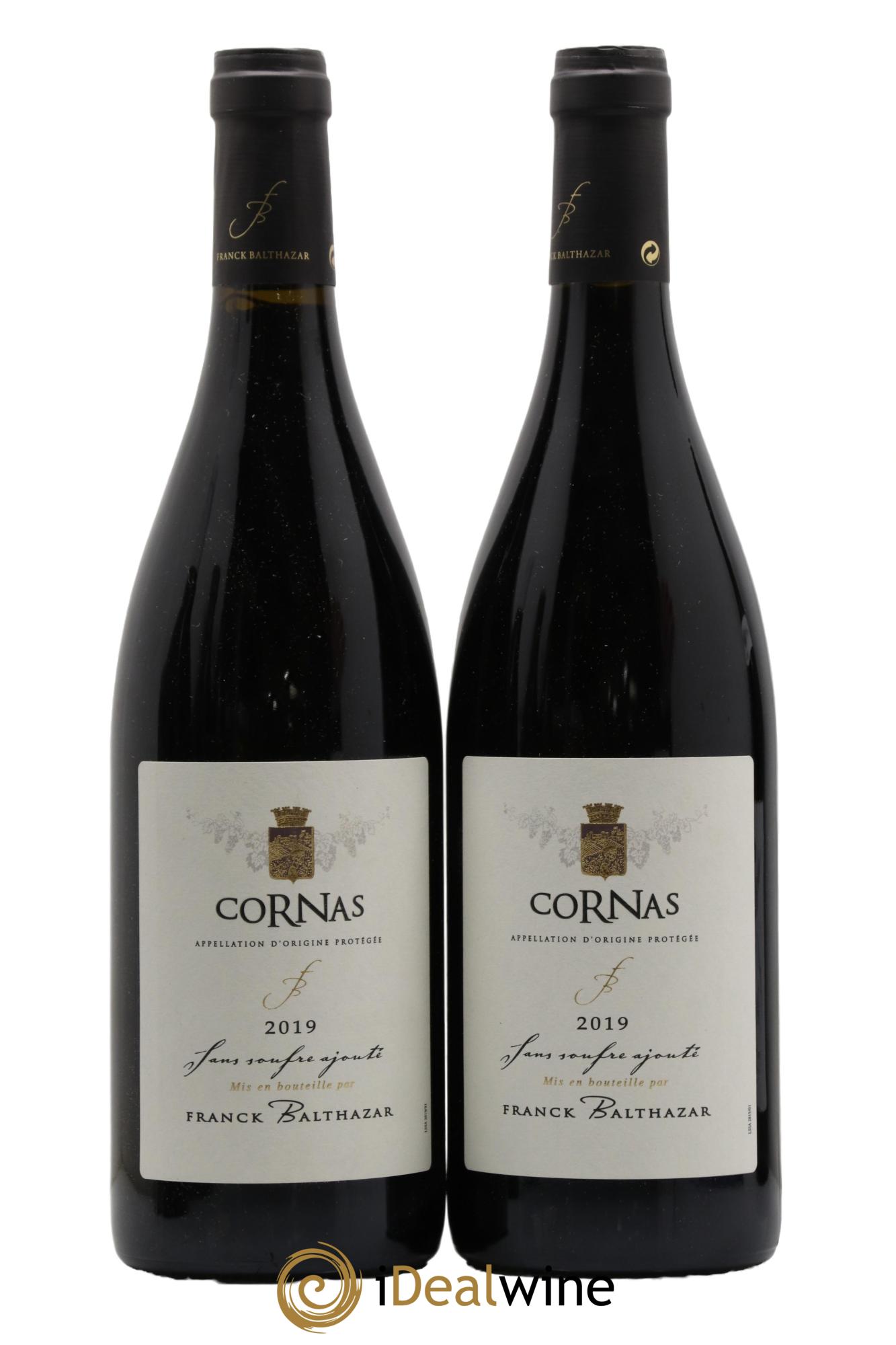 Cornas Cuvée sans soufre Franck Balthazar (Domaine) 2019 - Lot de 2 bouteilles - 0