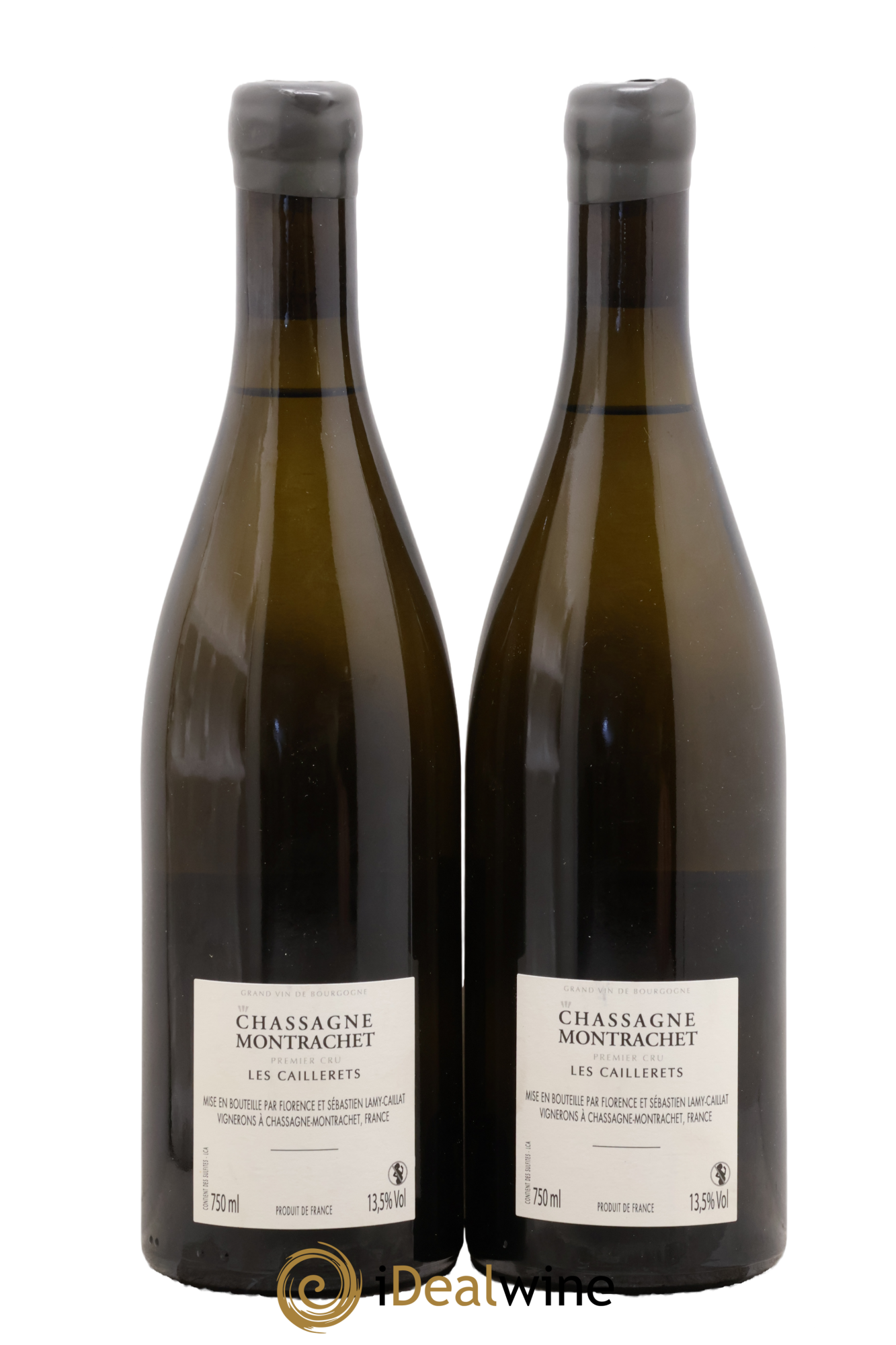 Chassagne-Montrachet 1er Cru Les Caillerets Lamy-Caillat (Domaine) 2017 - Lot de 2 bouteilles - 1