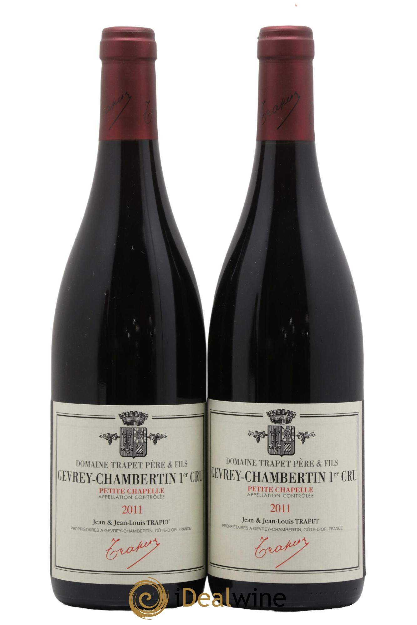 Gevrey-Chambertin 1er Cru Petite Chapelle Domaine Trapet 2011 - Lot de 2 bouteilles - 0