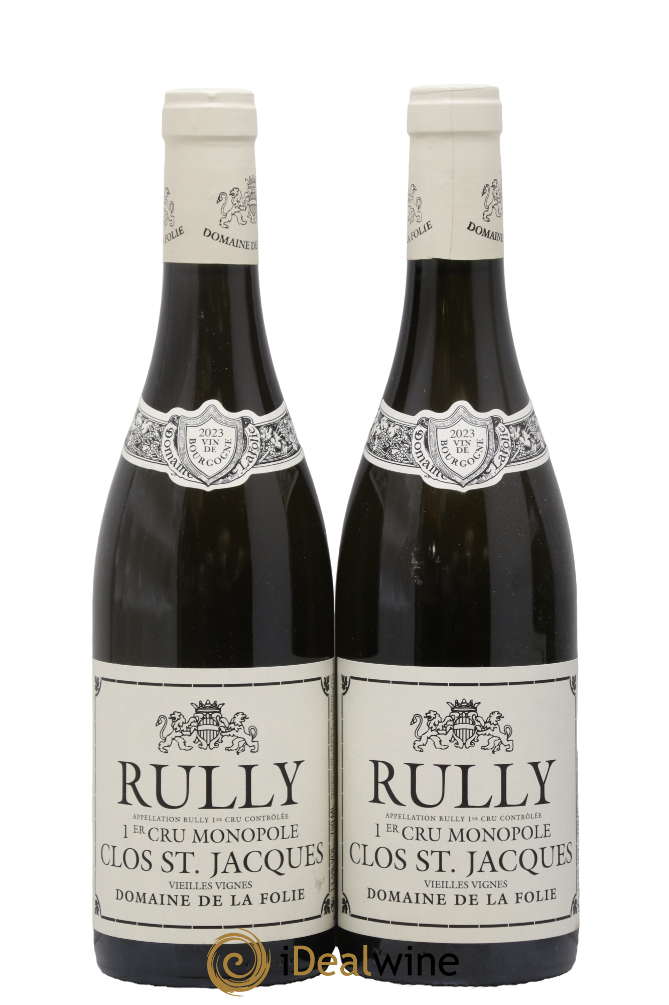 Rully 1er Cru Clos Saint-Jacques Domaine de la Folie 2023 - Lot de 2 bouteilles - 0