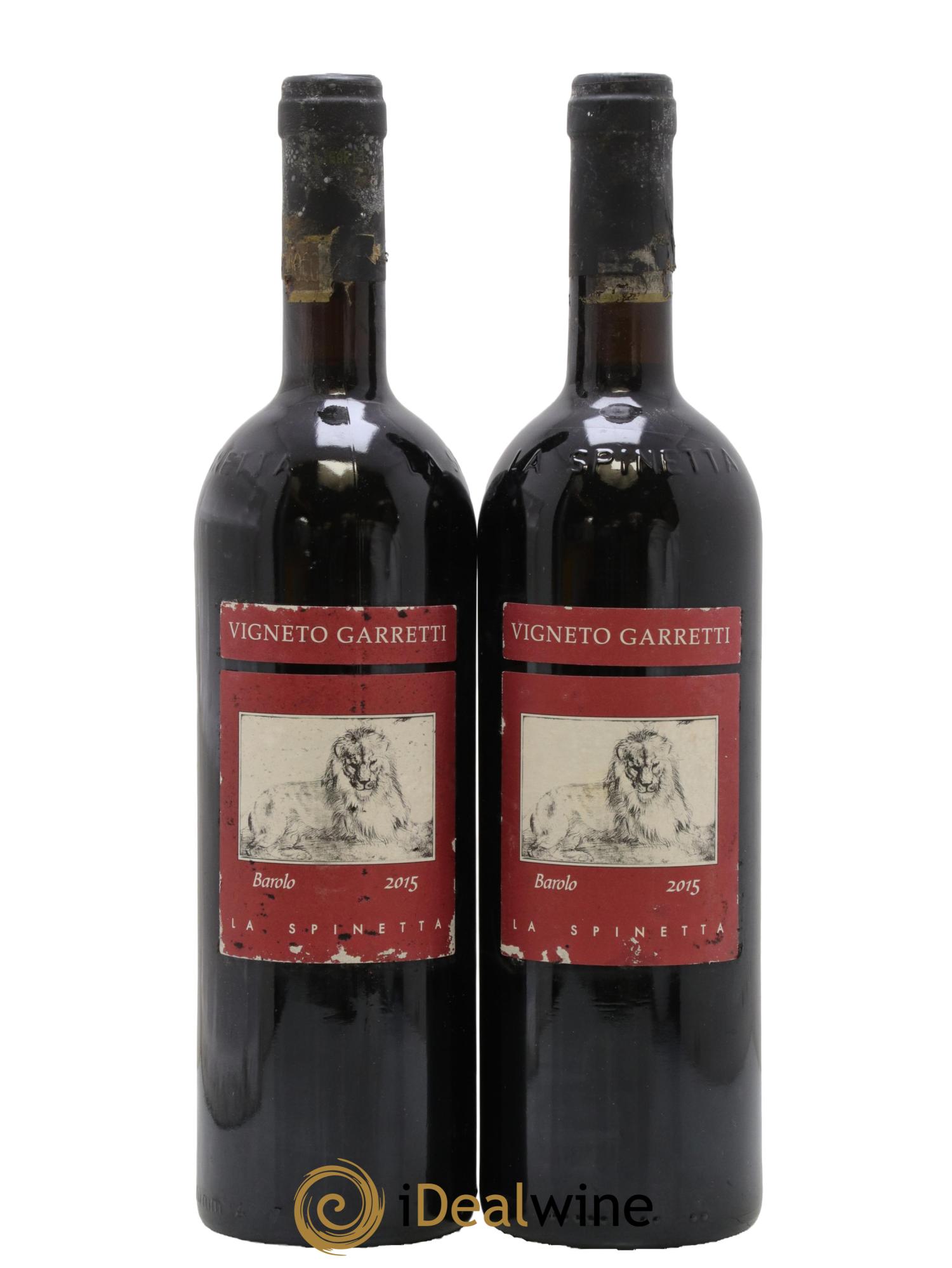 Barolo DOCG Vignetto Garretti La Spinetta 2015 - Lot de 2 bouteilles - 0