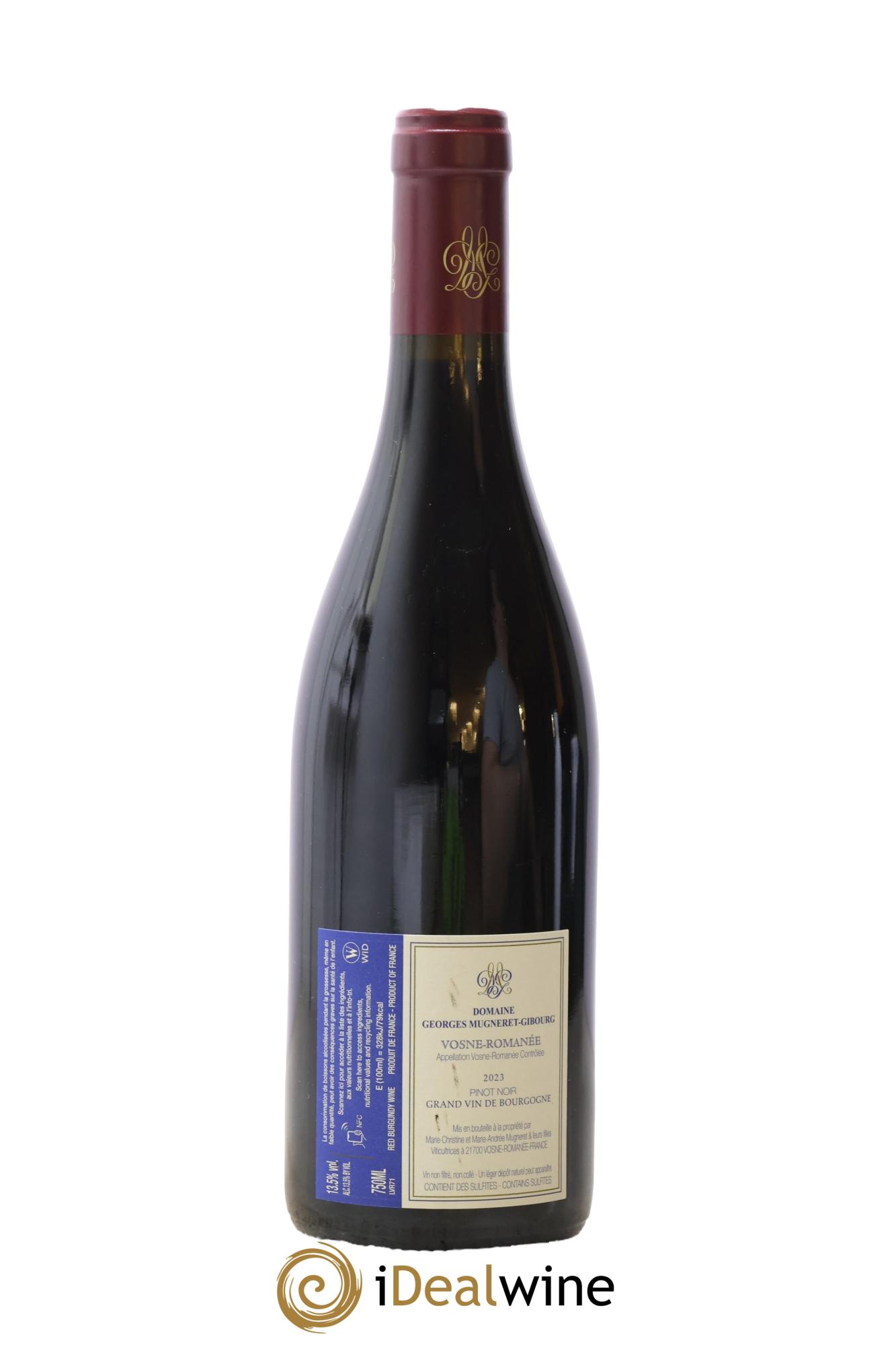 Vosne-Romanée Mugneret-Gibourg (Domaine) 2023 - Lot de 1 bouteille - 1