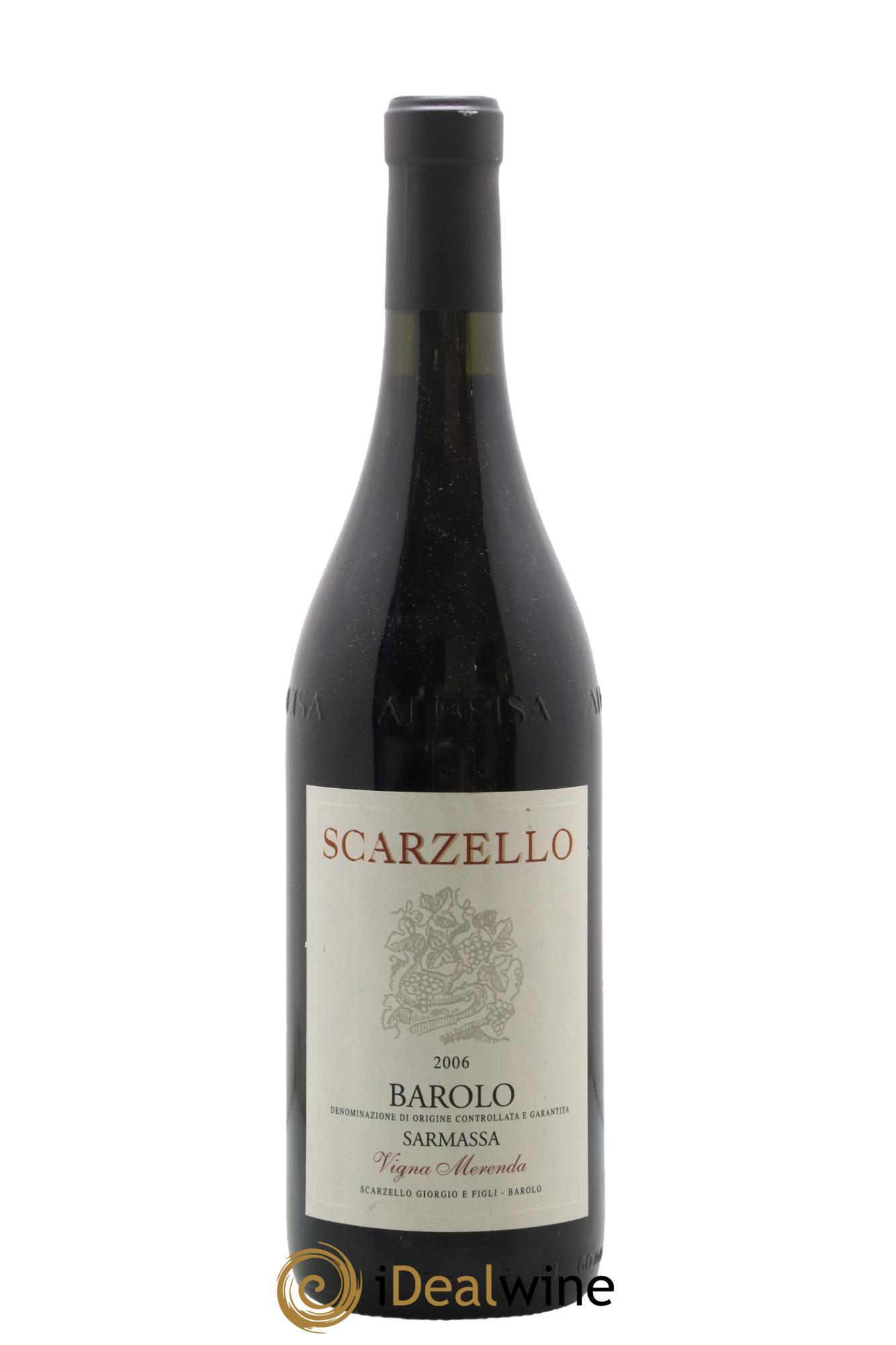 Barolo Sarmassa Vigna Merenda Giorgio Scarzello 2006 - Lot de 1 bouteille - 0