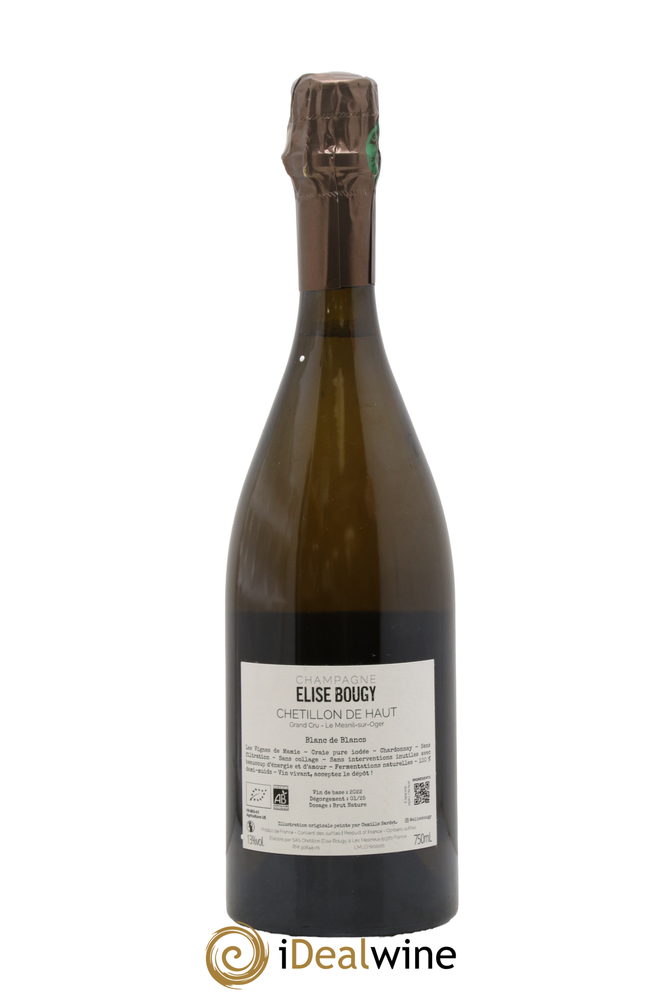 Chétillon de Haut Le Mesnil sur Oger Elise Bougy - Lot de 1 bouteille - 1