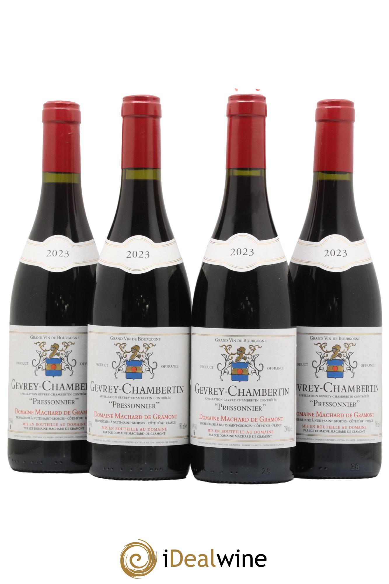 Gevrey-Chambertin Pressonnier Machard De Gramont 2023 - Lot de 4 bouteilles - 0