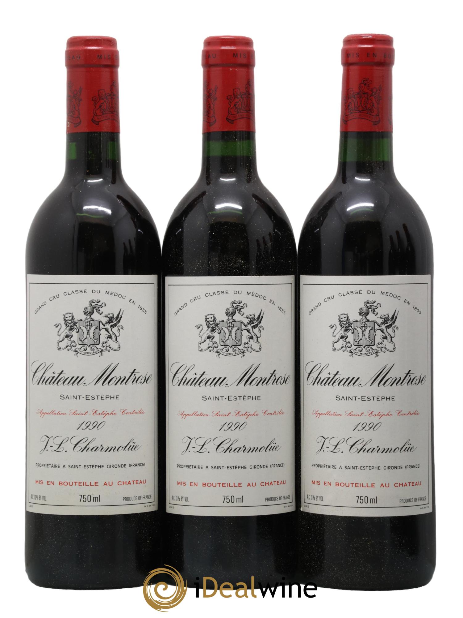 Château Montrose 2ème Grand Cru Classé 1990 - Lot de 12 bouteilles - 3