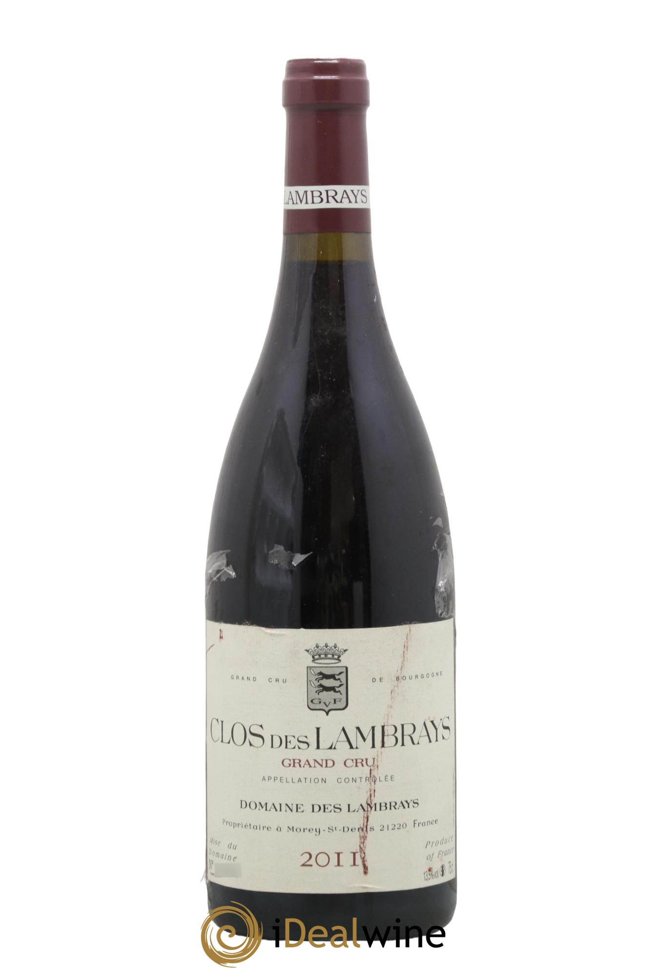 Clos des Lambrays Grand Cru Domaine des Lambrays 2011 - Lot de 1 bouteille - 0