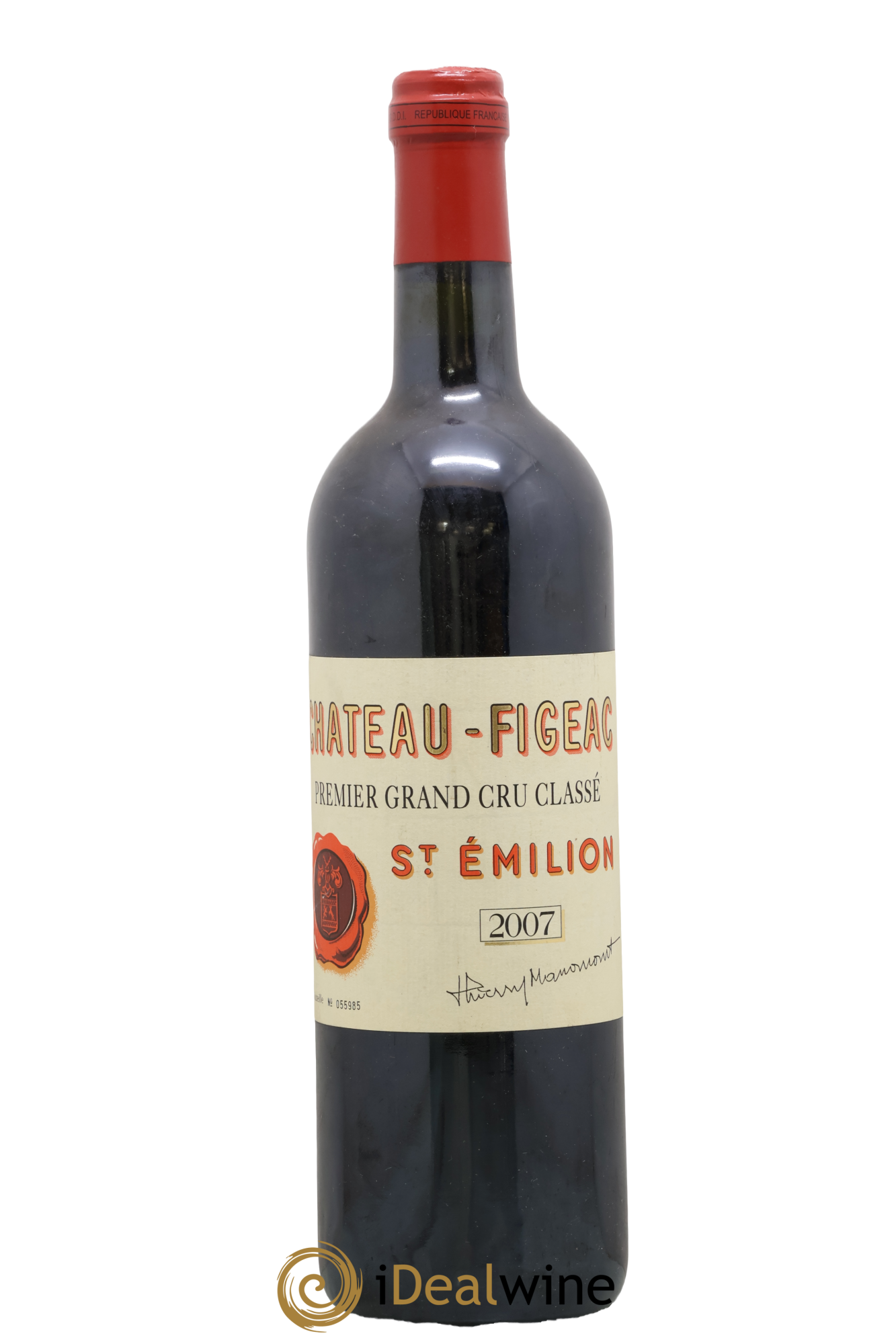 Château Figeac 1er Grand Cru Classé A 2007 - Lot de 1 bouteille - 0