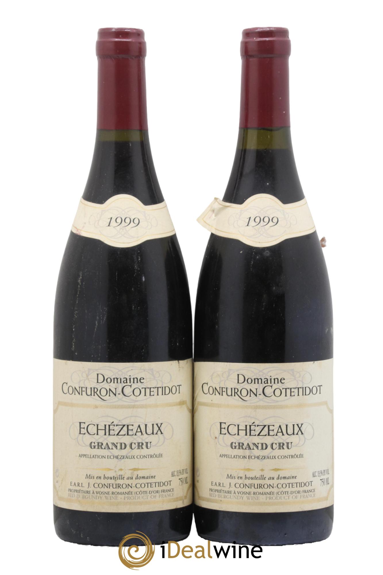 Echezeaux Grand Cru Confuron-Cotetidot 1999 - Lot of 2 bottles - 0