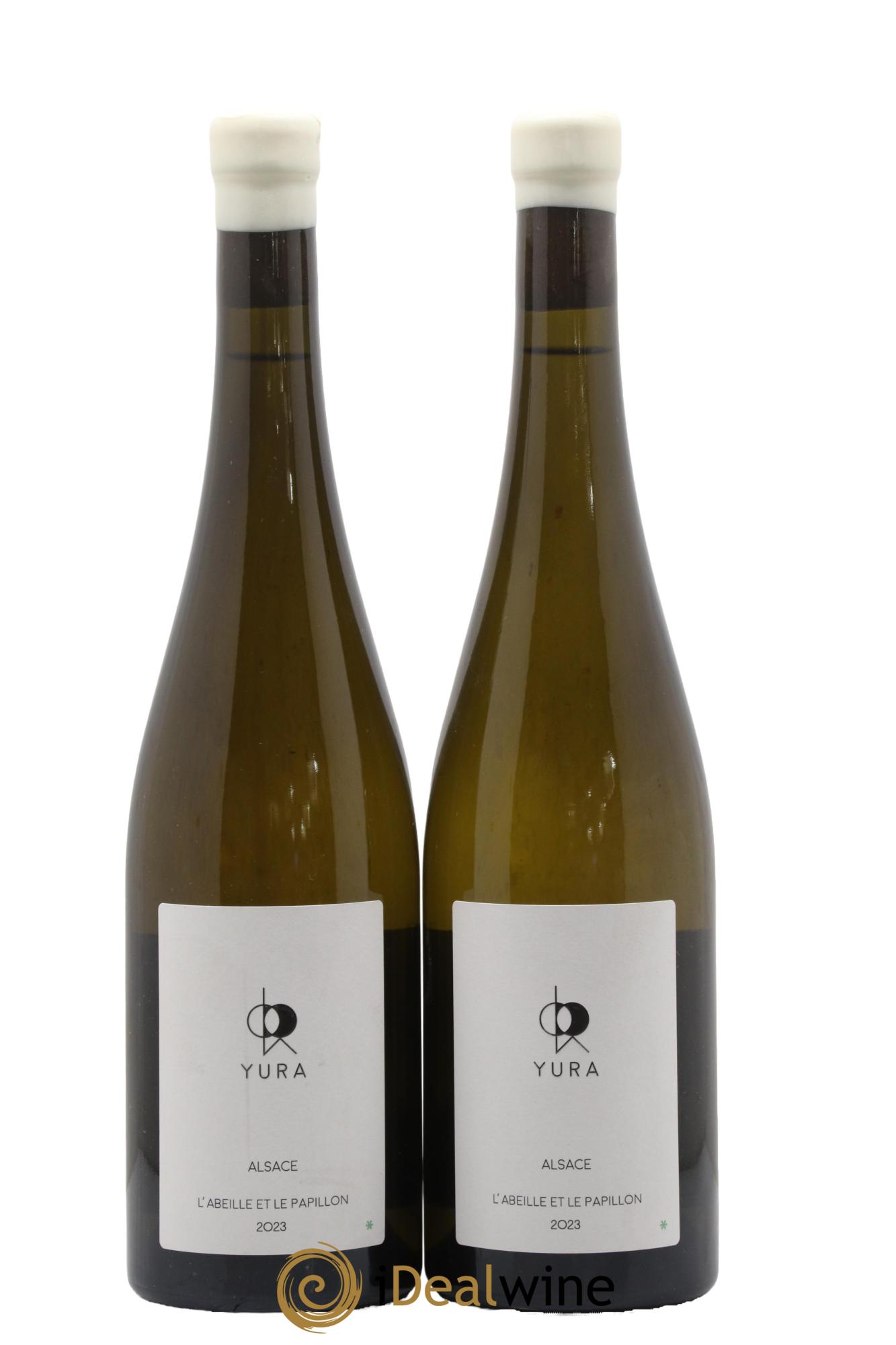Alsace L'abeille et le papillon Jintaro Yura 2023 - Lot de 2 bouteilles - 0