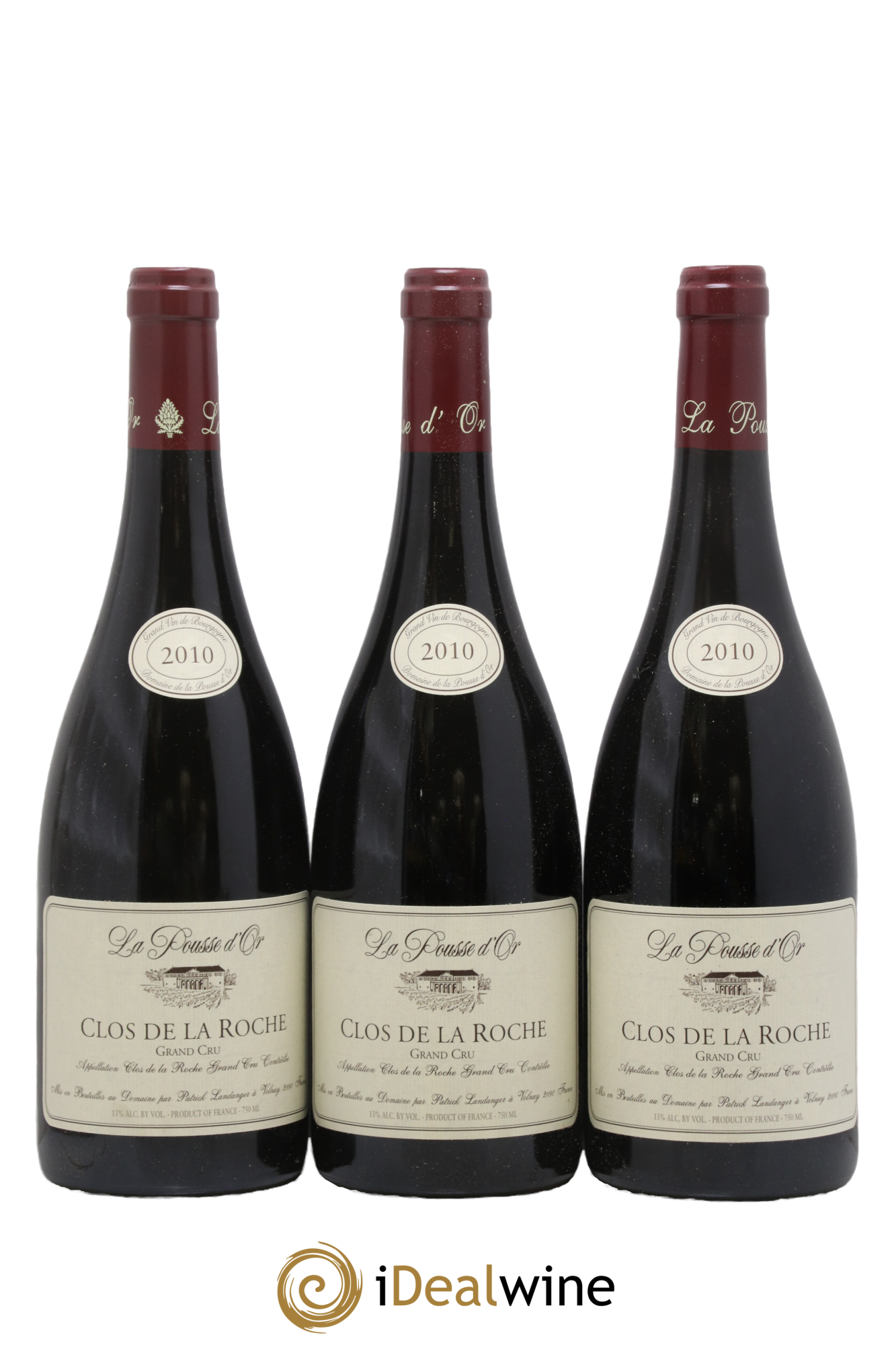 Clos de la Roche Grand Cru La Pousse d'Or (Domaine de) 2010 - Lot de 3 bouteilles - 0