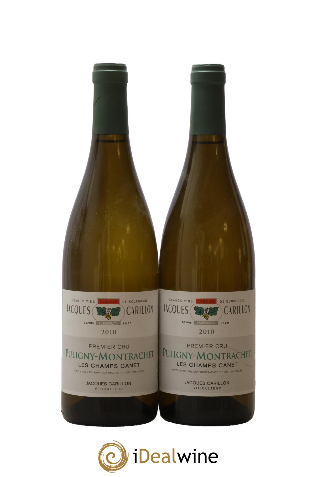 Puligny-Montrachet 1er Cru Les Champs Canet Jacques Carillon (Domaine) 2010 - Posten von 2 Flaschen - 0