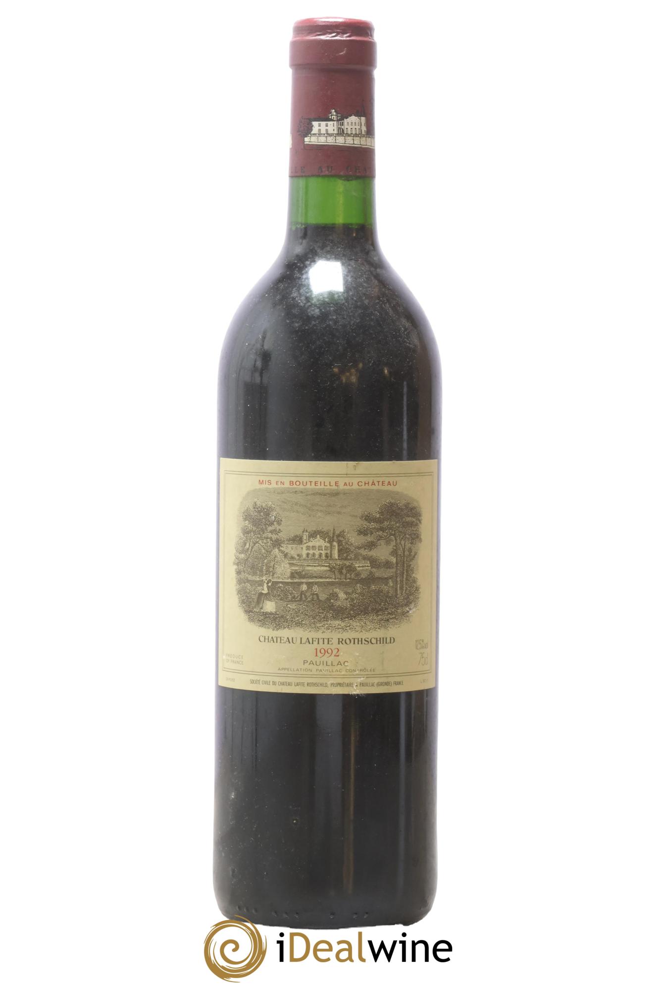 Château Lafite Rothschild 1er Grand Cru Classé 1992 - Posten von 1 Flasche - 0