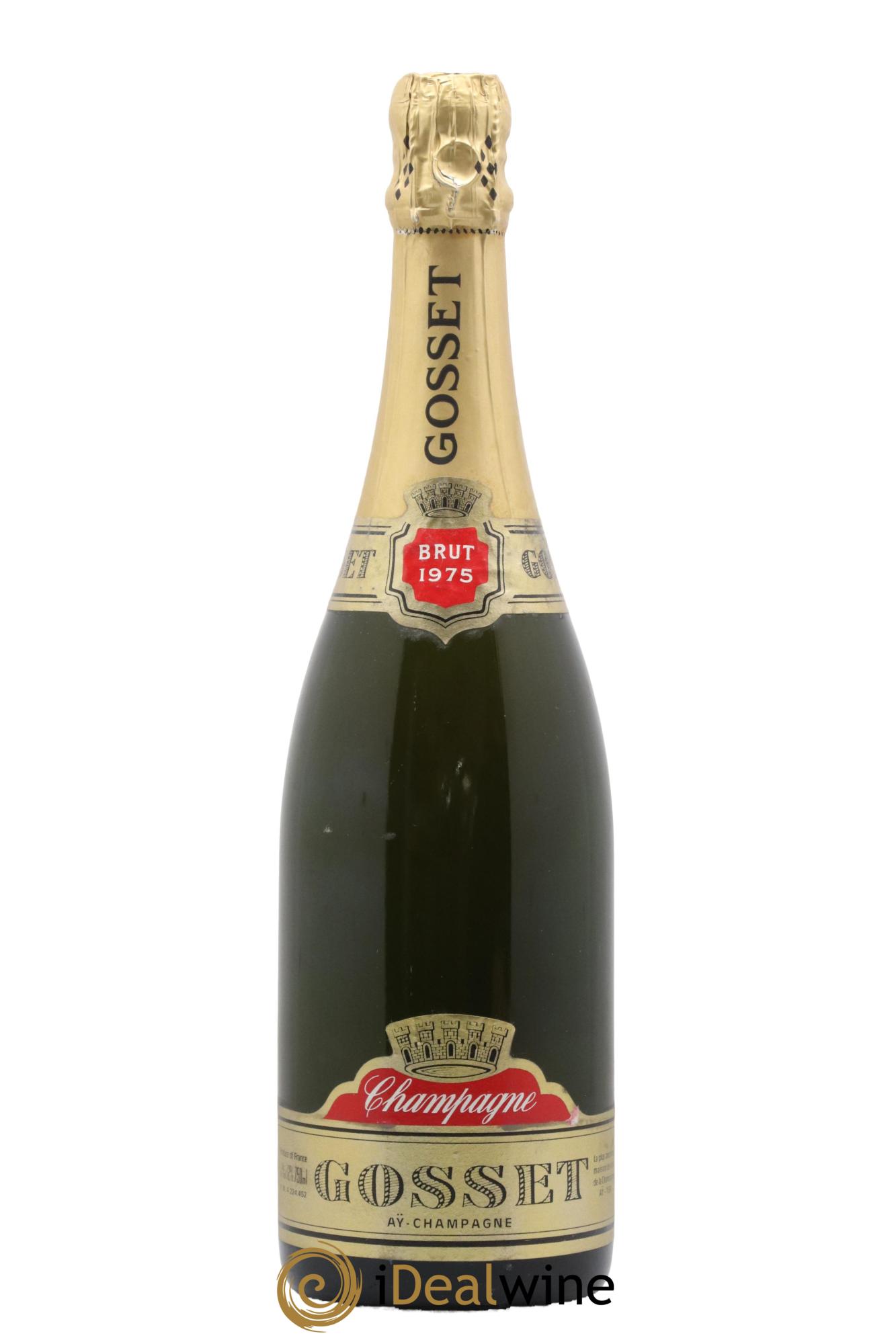 Champagne Gosset 1975 - Lot de 1 bouteille - 0