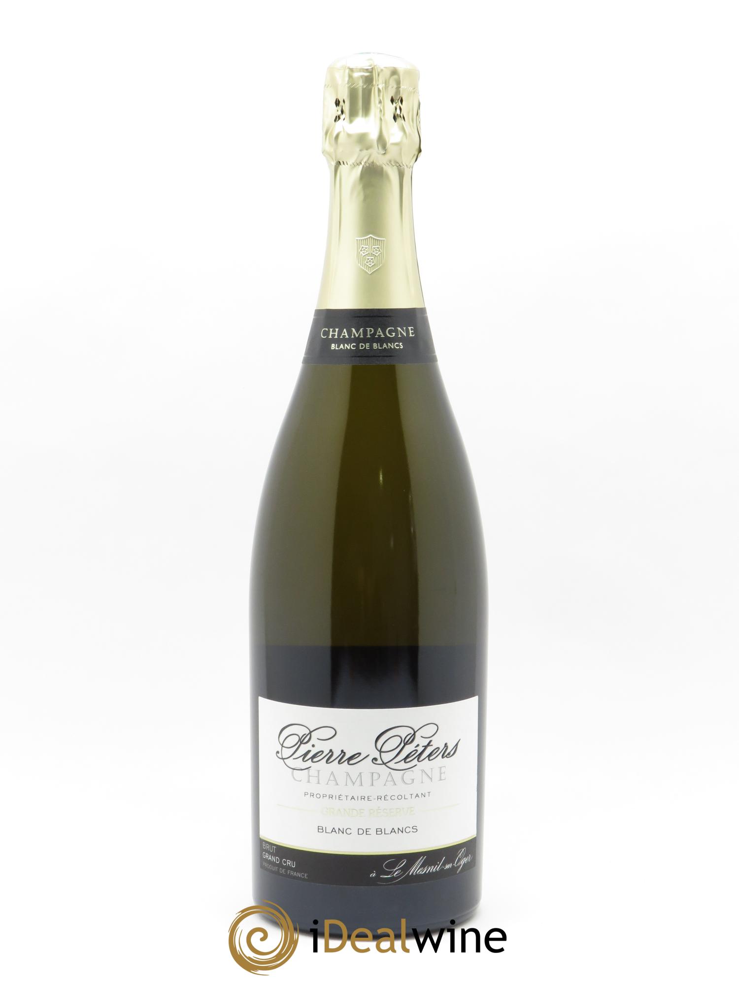 Champagne Grand Cru Blanc de Blancs Cuvée Grande Réserve Peters - Lot de 1 bouteille - 0