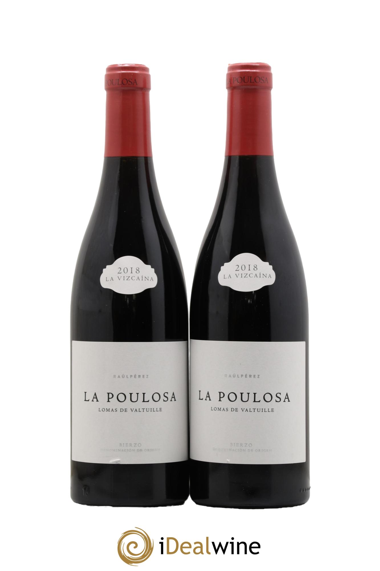 Bierzo DO Lomas De Valtuille La Poulosa Raul Perez 2018 - Lot de 2 bouteilles - 0