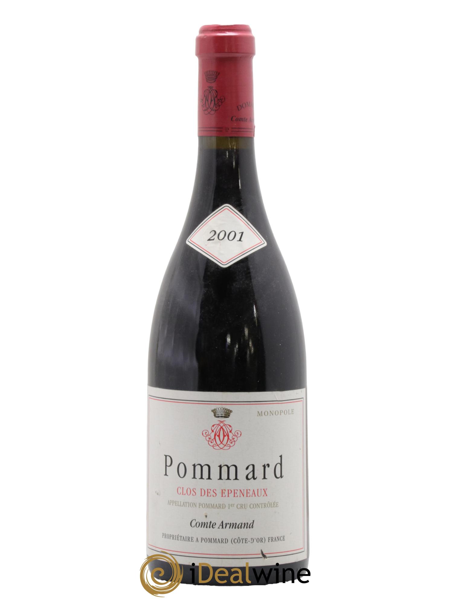Pommard 1er Cru Clos des Epeneaux Comte Armand 2001 - Lot of 1 bottle - 0