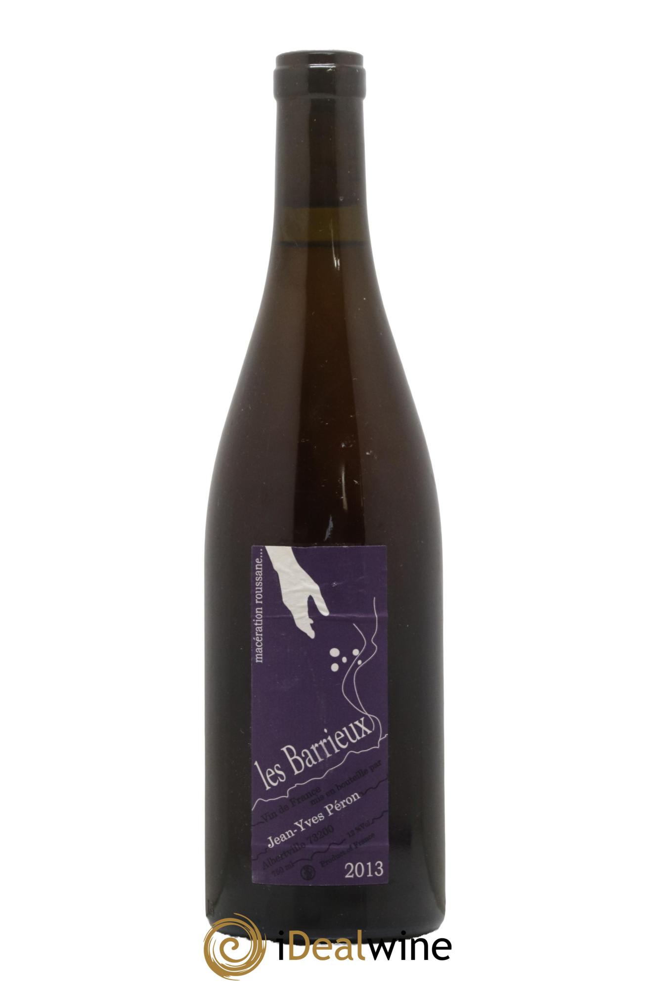 Vin de France Barrieux Jean-Yves Péron 2013 - Lot de 1 bouteille - 0