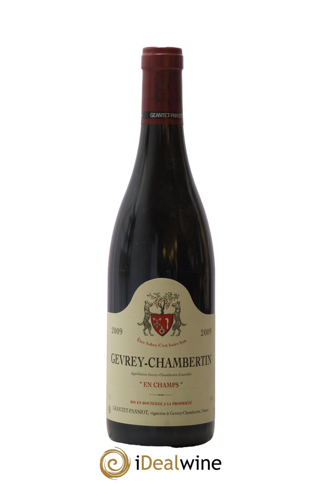 Gevrey-Chambertin En Champs Geantet-Pansiot 2009 - Lot de 1 bouteille - 0
