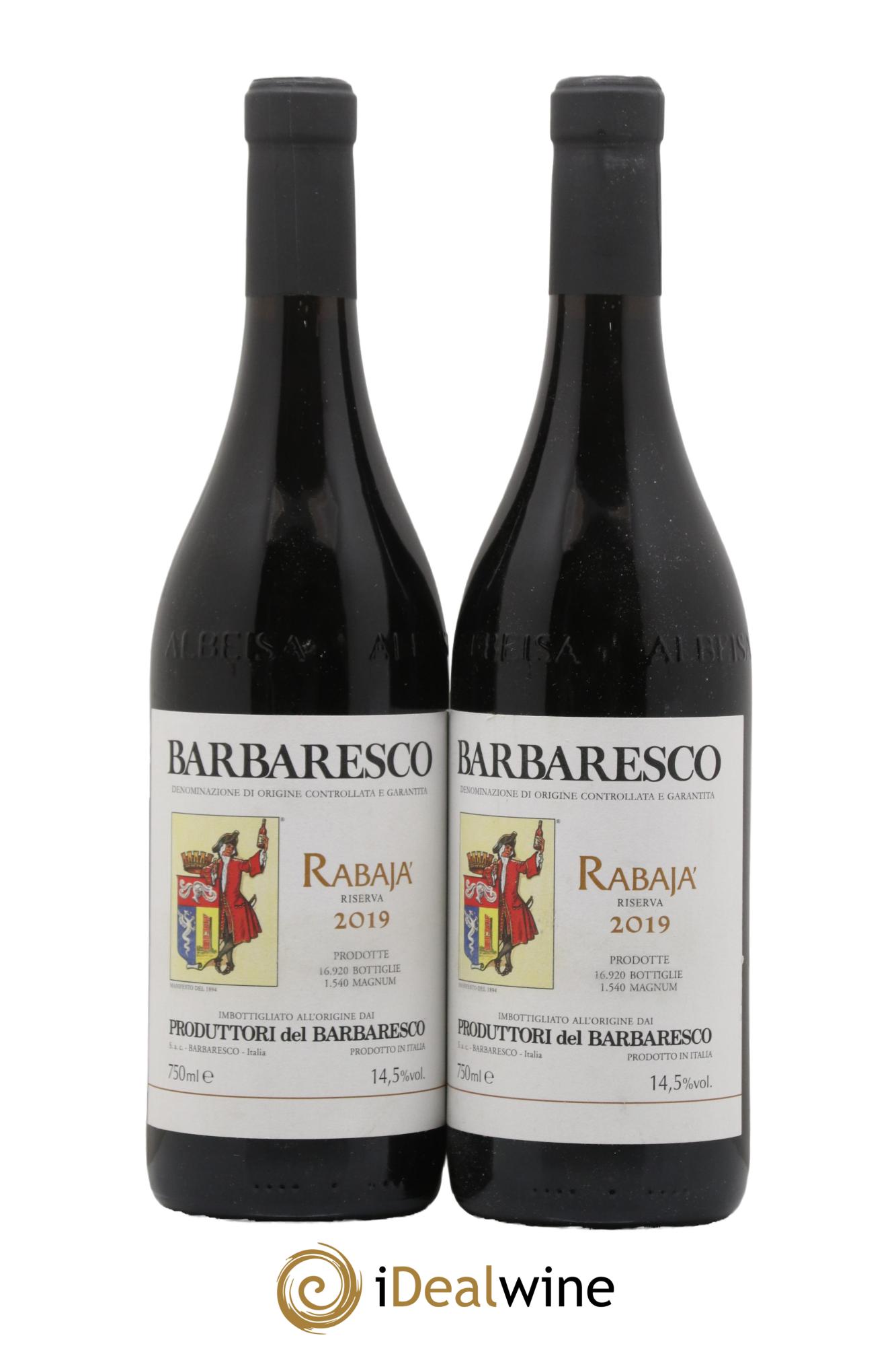 Barbaresco DOCG Rabaja Produttori del Barbaresco 2019 - Lot de 2 bouteilles - 0