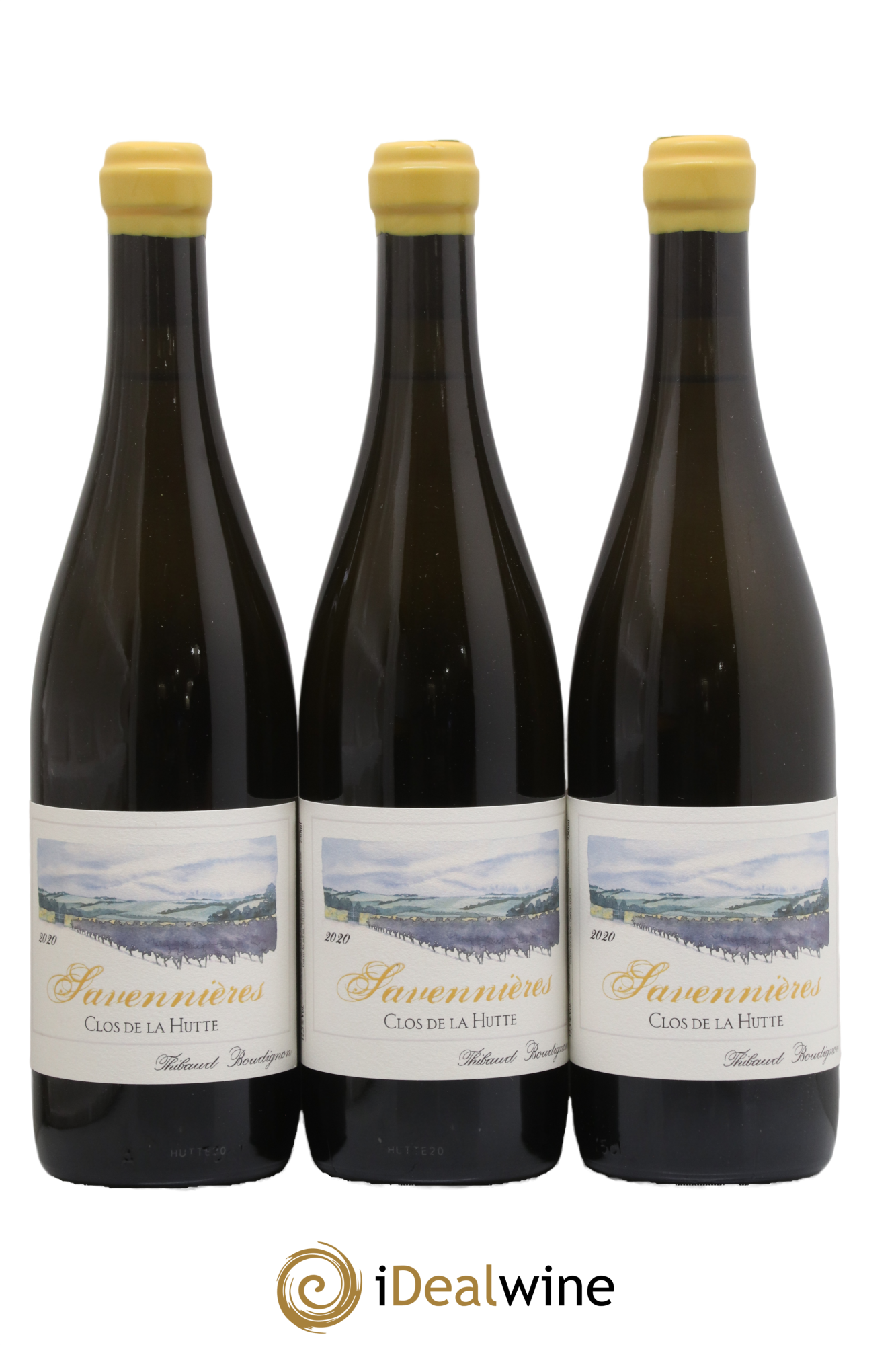 Savennières Clos de la Hutte Thibaud Boudignon 2020 - Lot de 3 bouteilles - 0