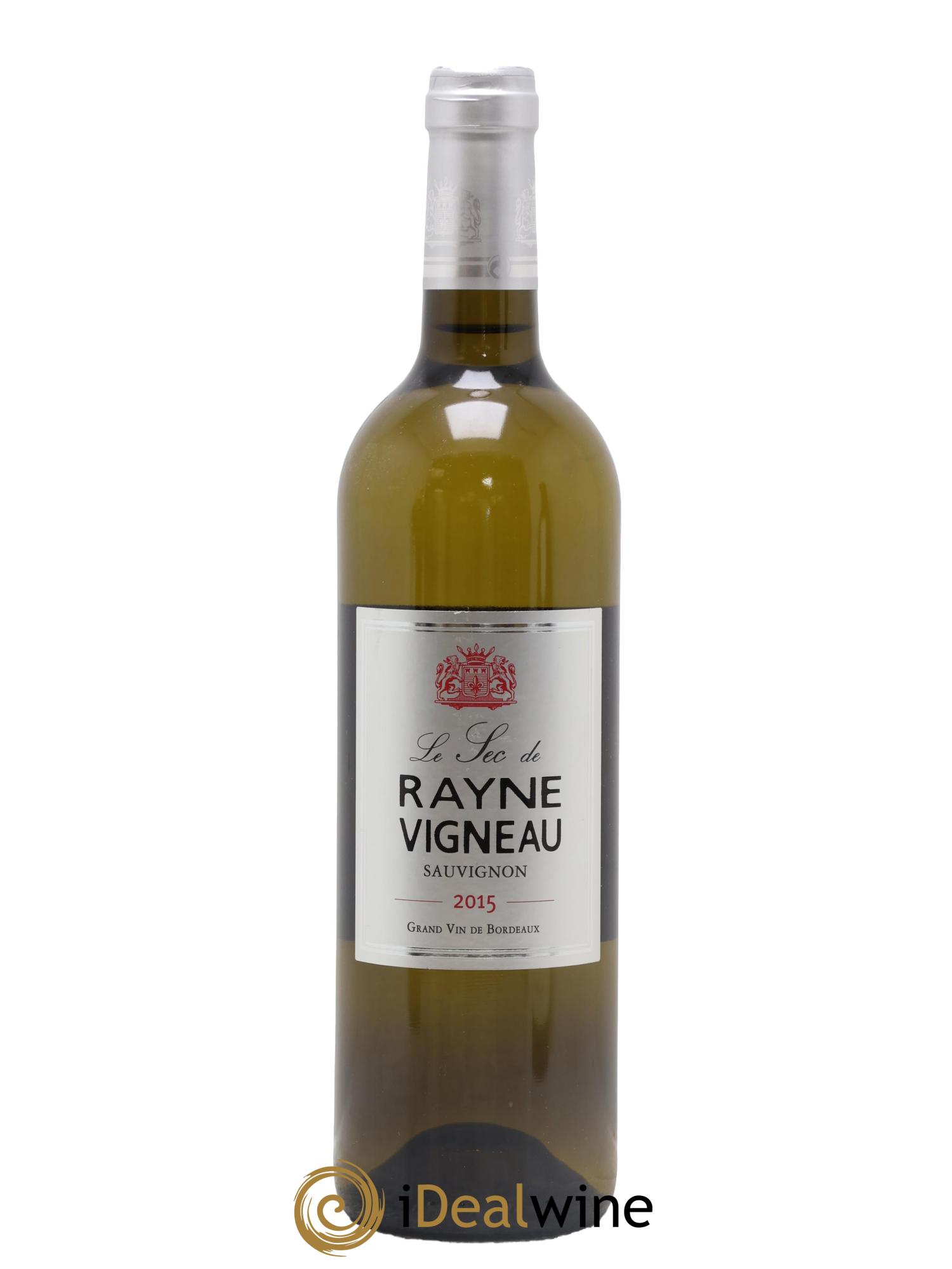 Bordeaux Le Sec de Château Rayne Vigneau 2015 - Lot de 1 bouteille - 0