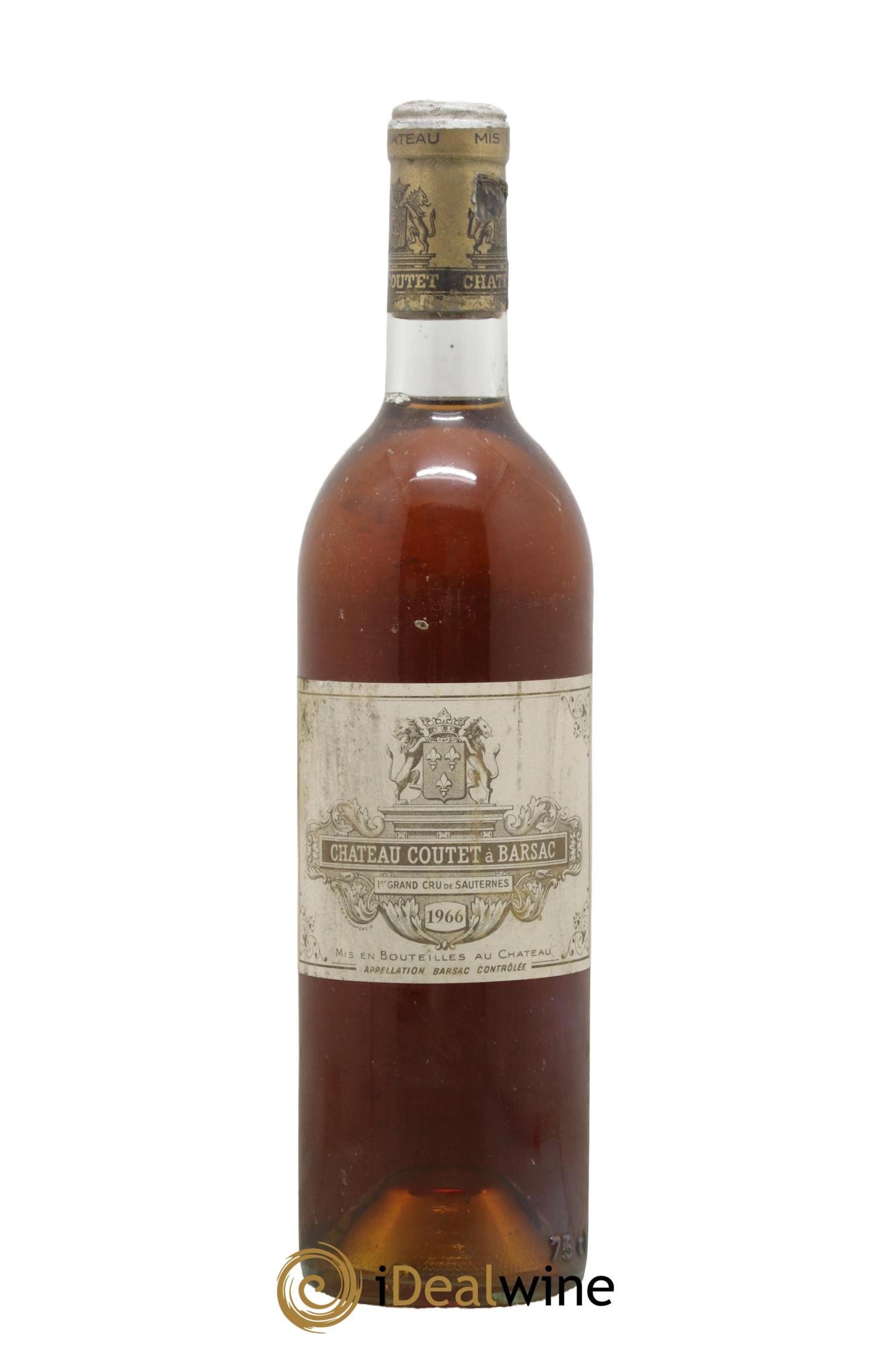 Château Coutet 1er Grand Cru Classé 1966 - Lot de 1 bouteille - 0