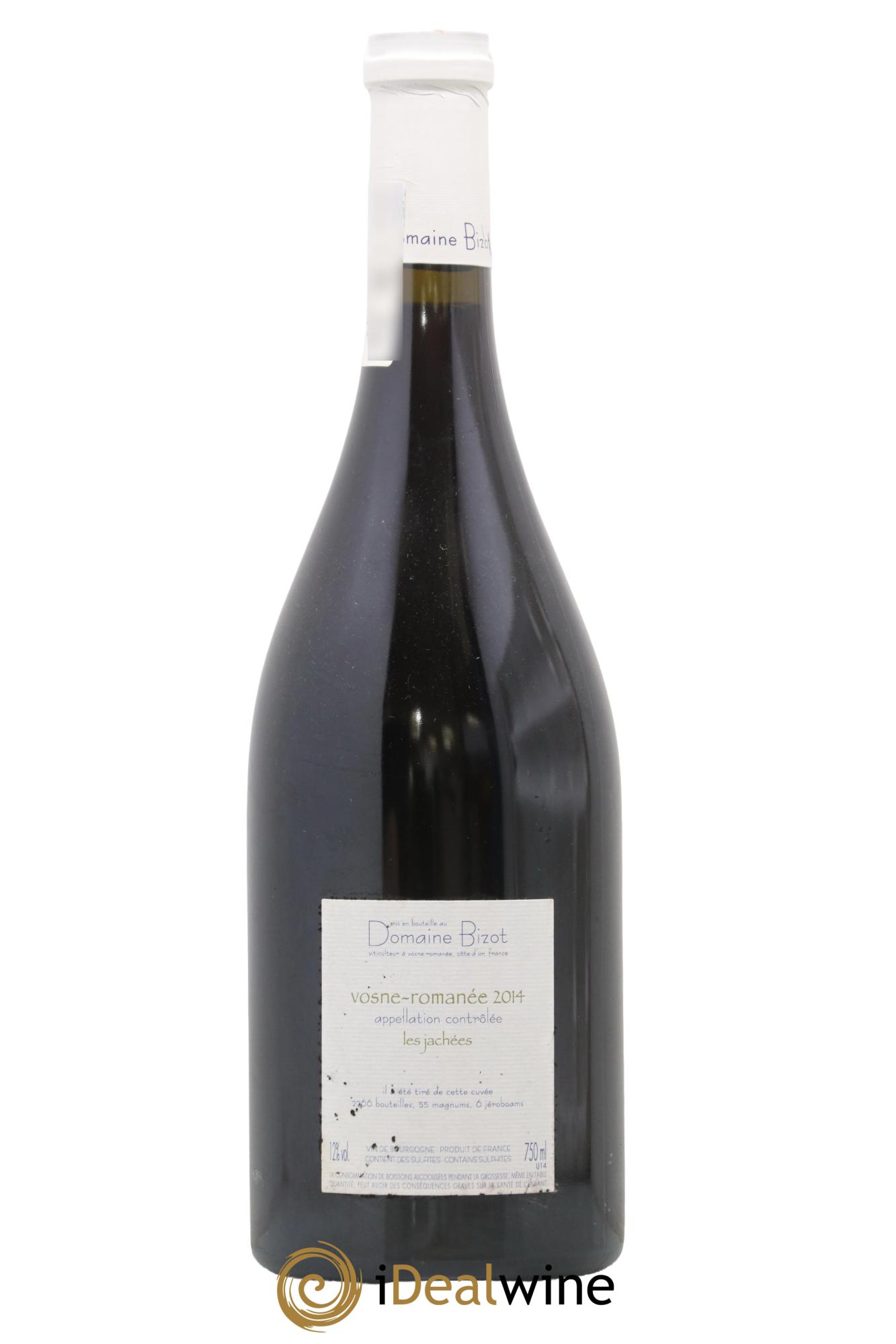 Vosne-Romanée Les Jachées Bizot (Domaine) 2014 - Posten von 1 Flasche - 1