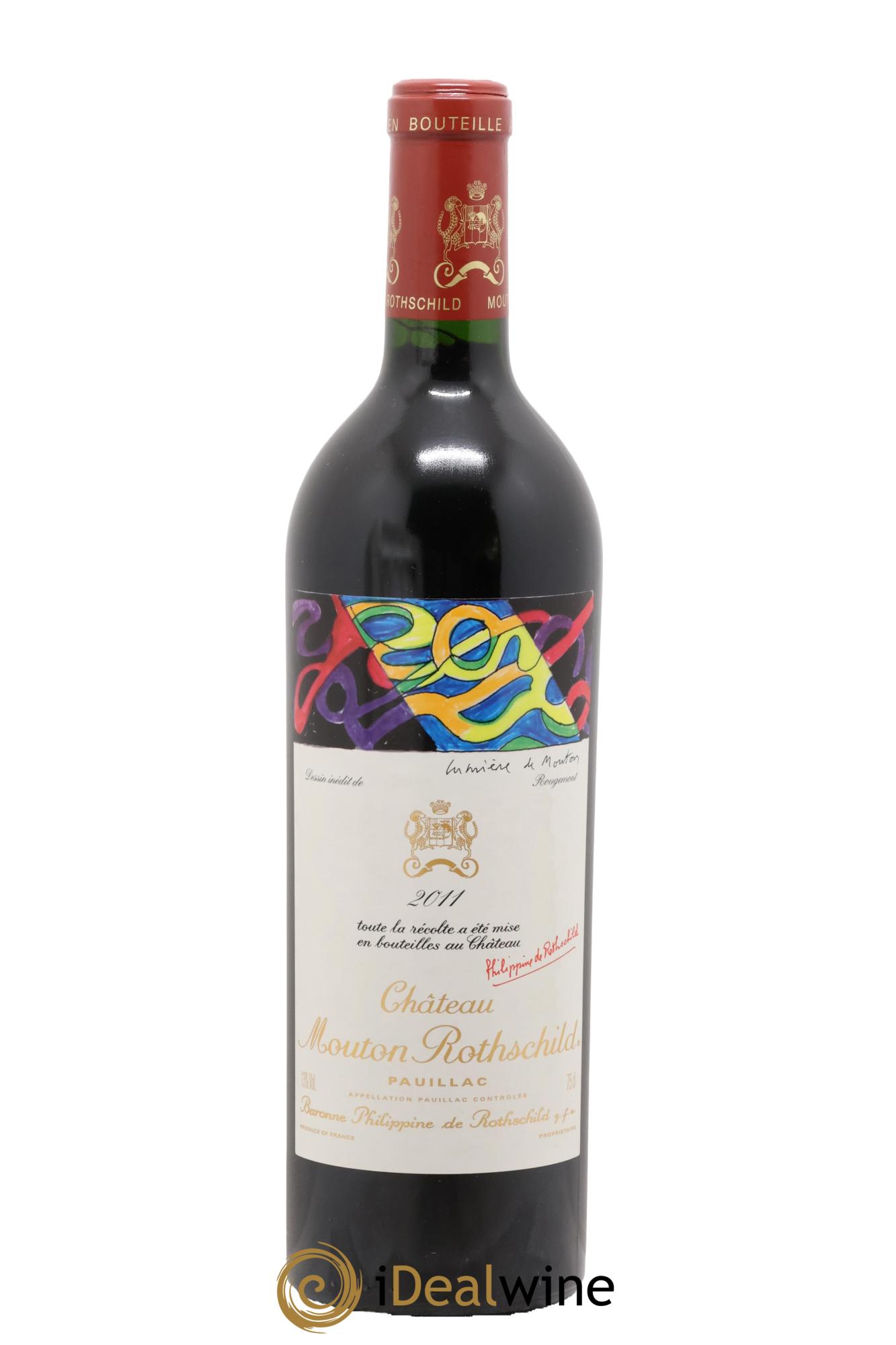 Château Mouton Rothschild 1er Grand Cru Classé 2011 - Lot de 1 bouteille - 0