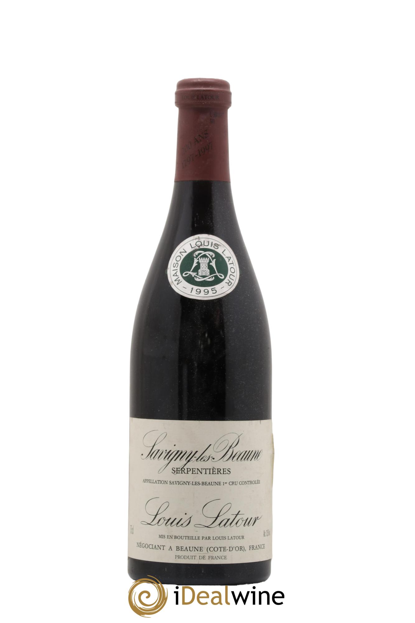 Savigny-lès-Beaune 1er Cru Serpentieres Louis Latour 1995 - Lot de 1 bouteille - 0