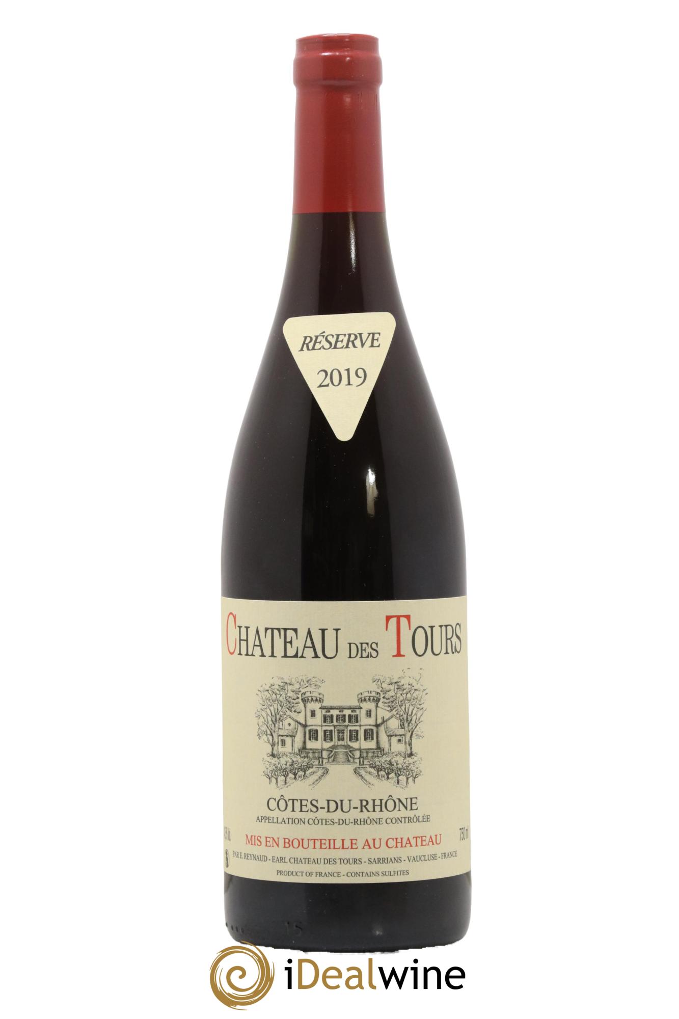 Côtes-du-Rhône Château des Tours Emmanuel Reynaud 2019 - Lot de 1 bouteille - 0