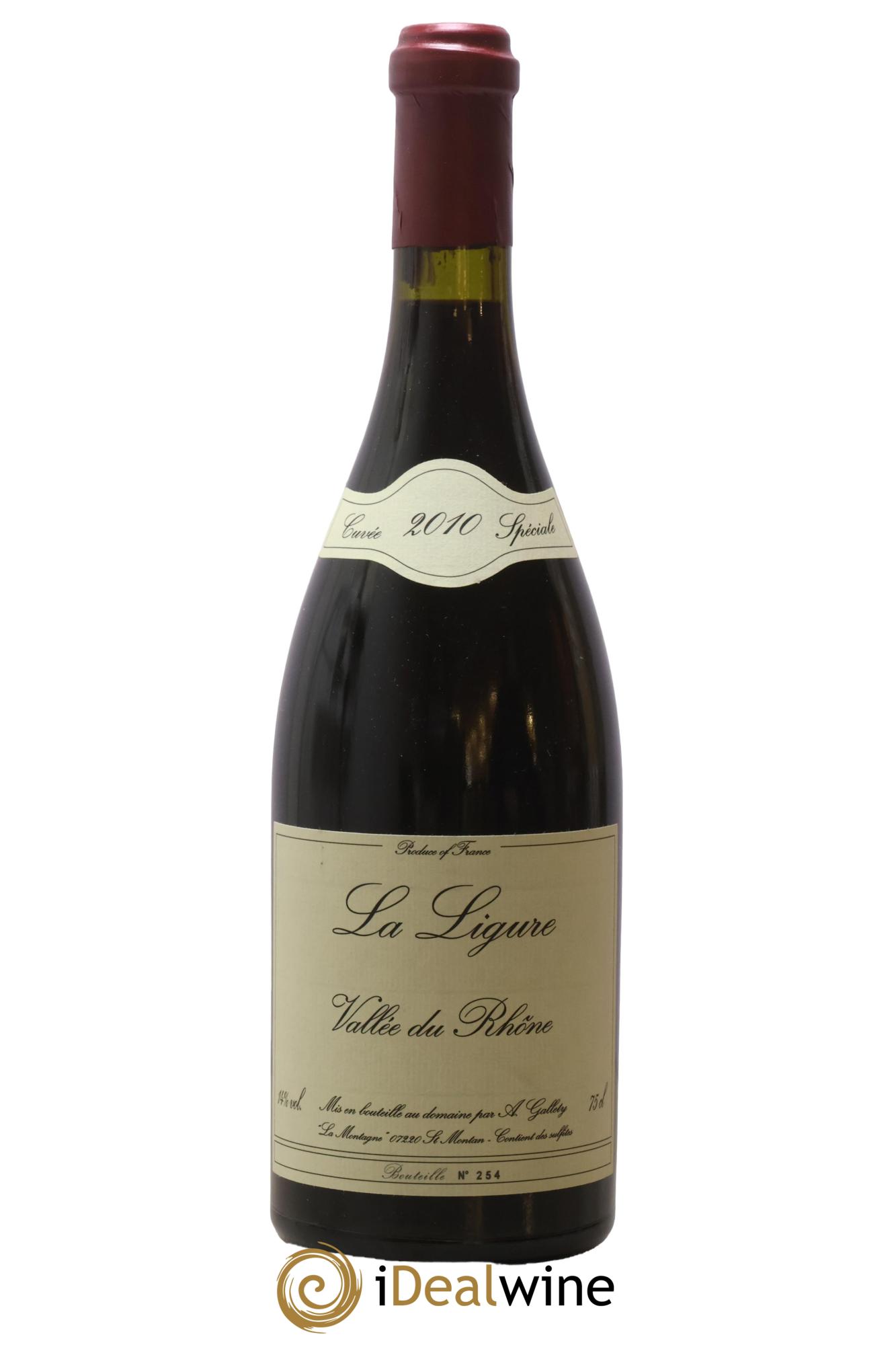 Côtes du Vivarais La Ligure Gallety (Domaine) 2010 - Lot de 1 bouteille - 0