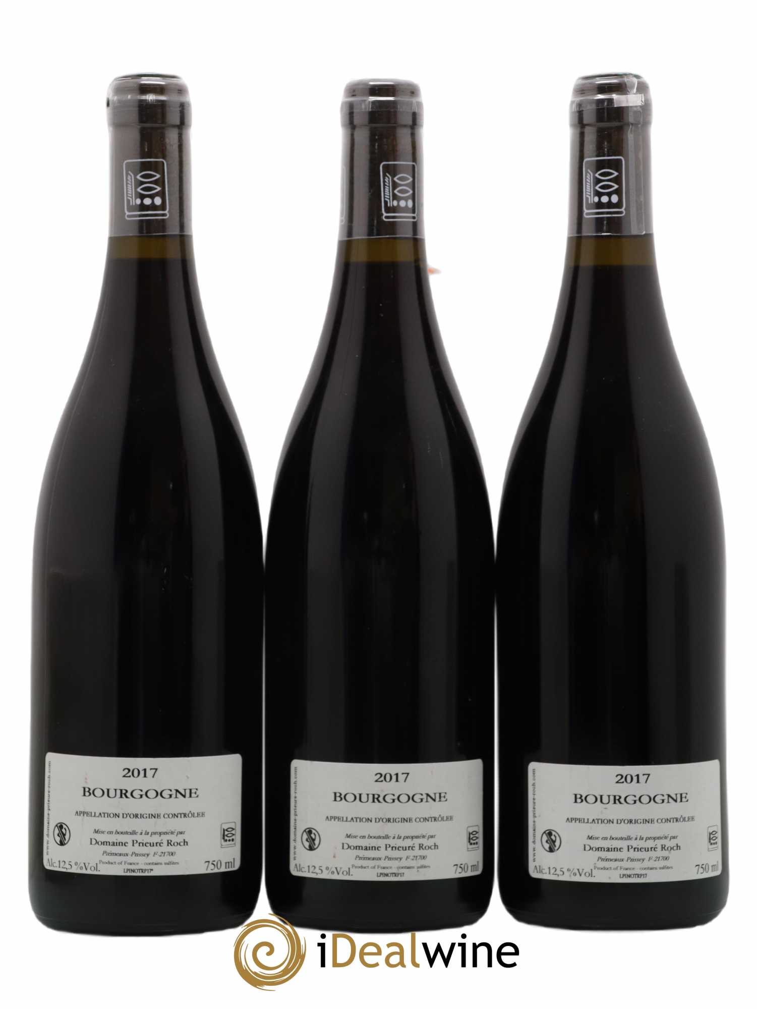 Bourgogne Pinoterie Prieuré Roch 2017 - Posten von 3 Flaschen - 1