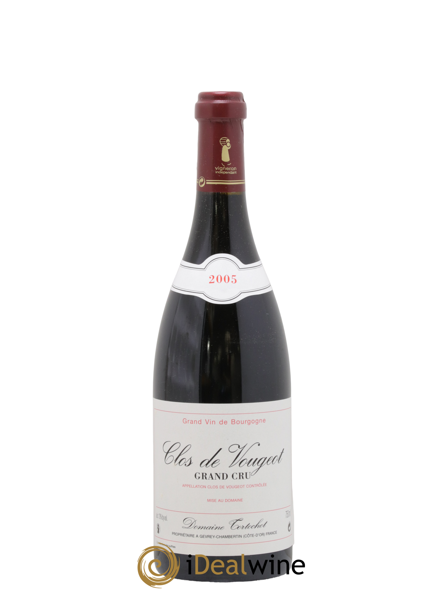 Clos de Vougeot Grand Cru Tortochot (Domaine) 2005 - Lot de 1 bouteille - 0