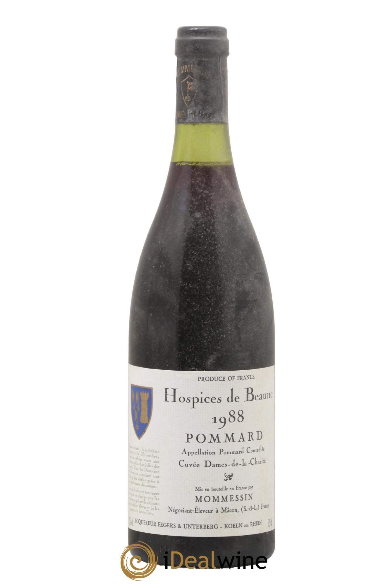 Pommard Cuvée Dame De La Charité Hospices De Beaune Mommessin 1988 - Lot of 1 bottle - 0