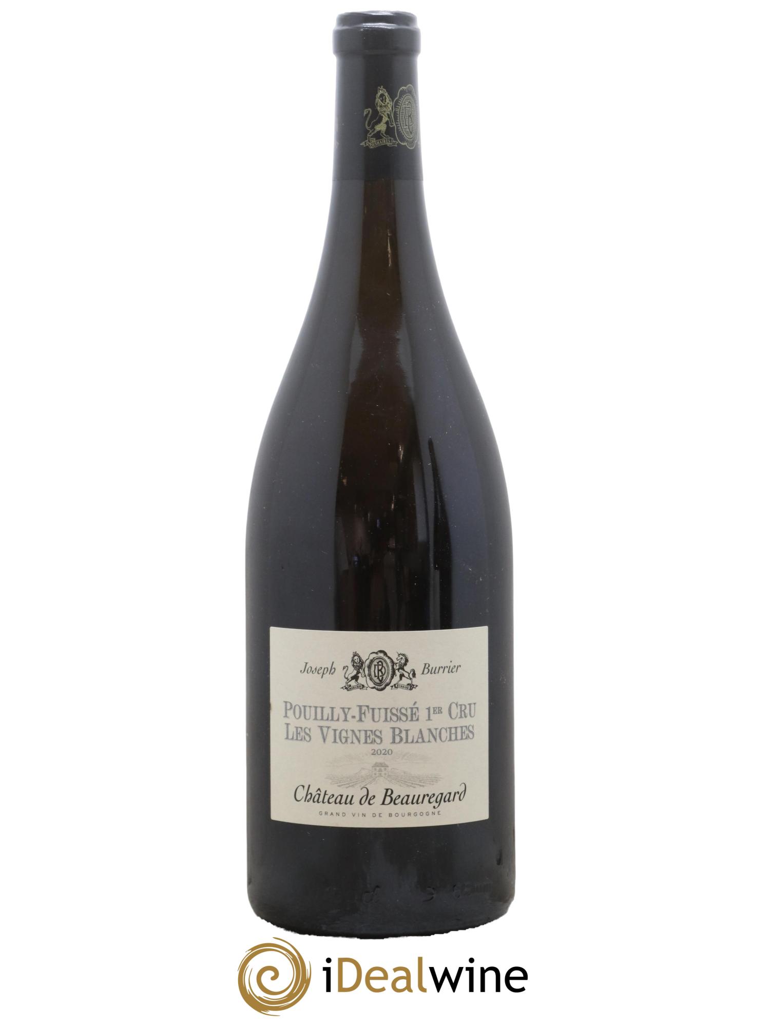 Pouilly-Fuissé 1er Cru Les Vignes Blanches Chateau de Beauregard 2020 - Lot de 1 magnum - 0