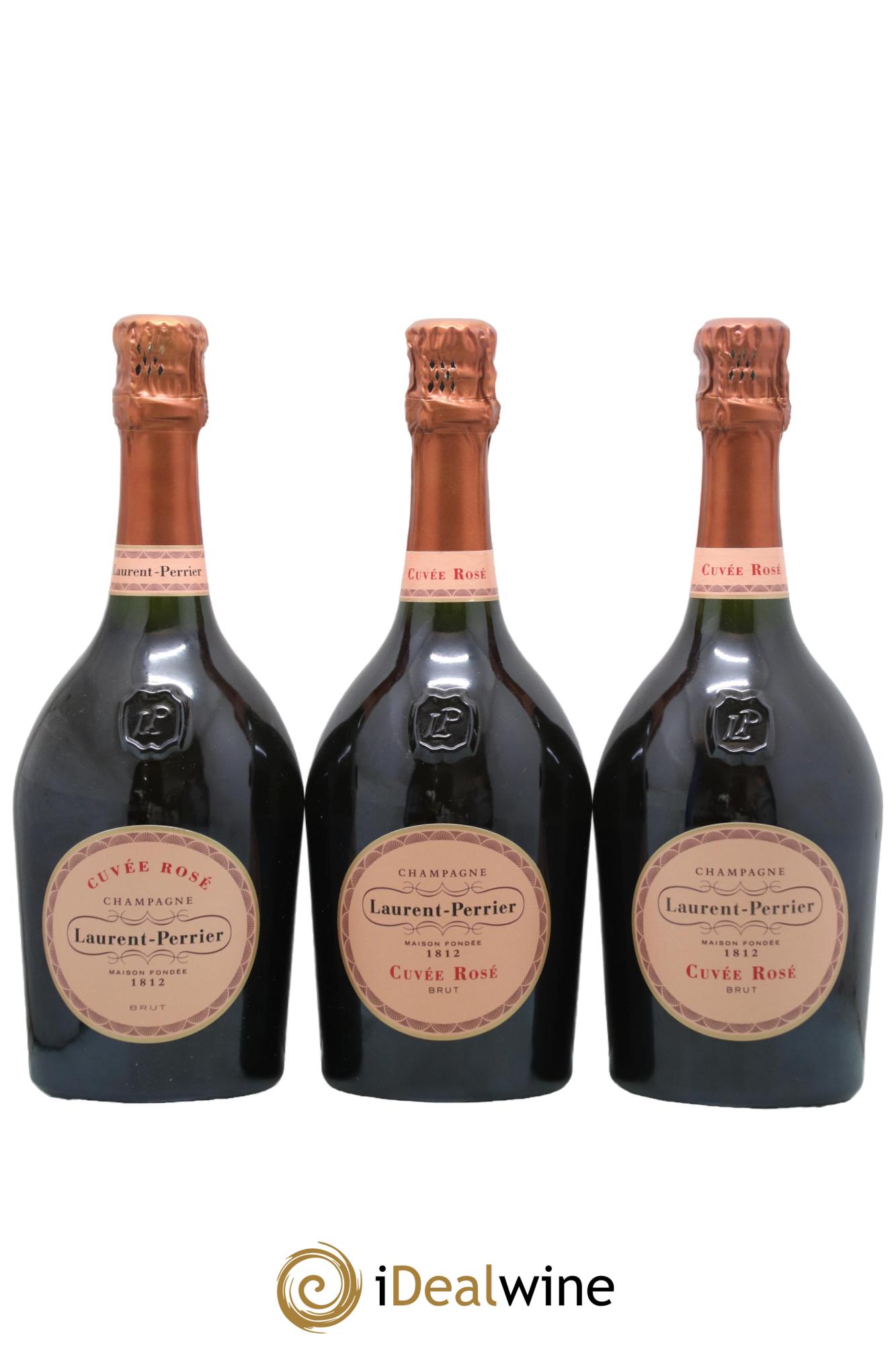 Rosé Brut Laurent Perrier - Lotto di 3 bottiglie - 0